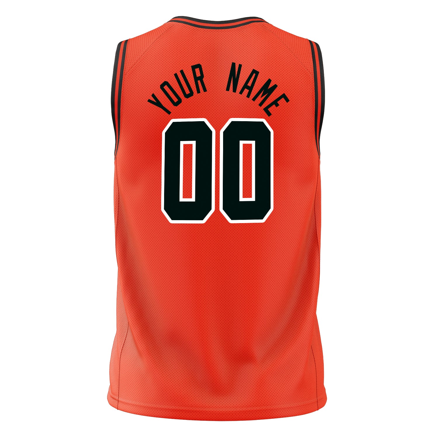Custom Professional Orange Black Basketball Jersey