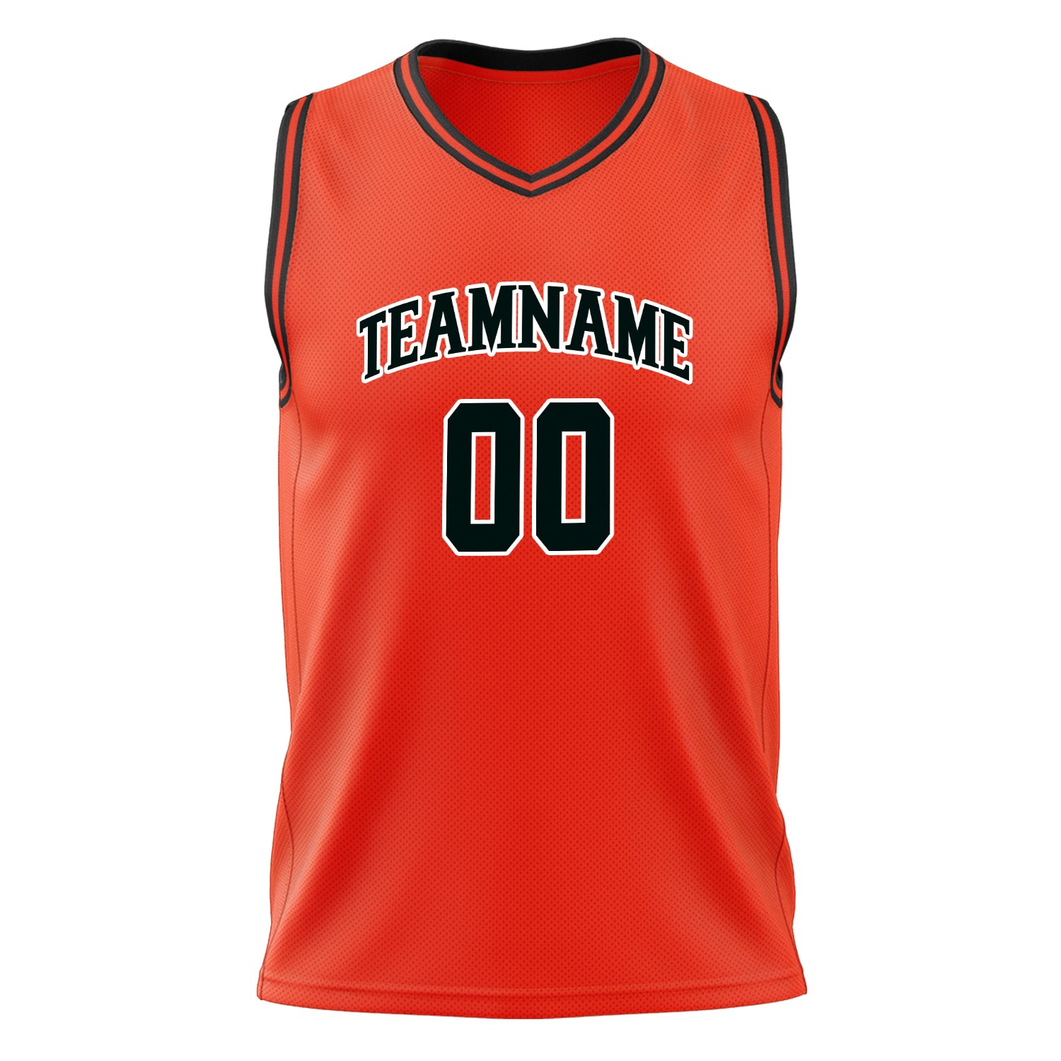 Custom Professional Orange Black Basketball Jersey