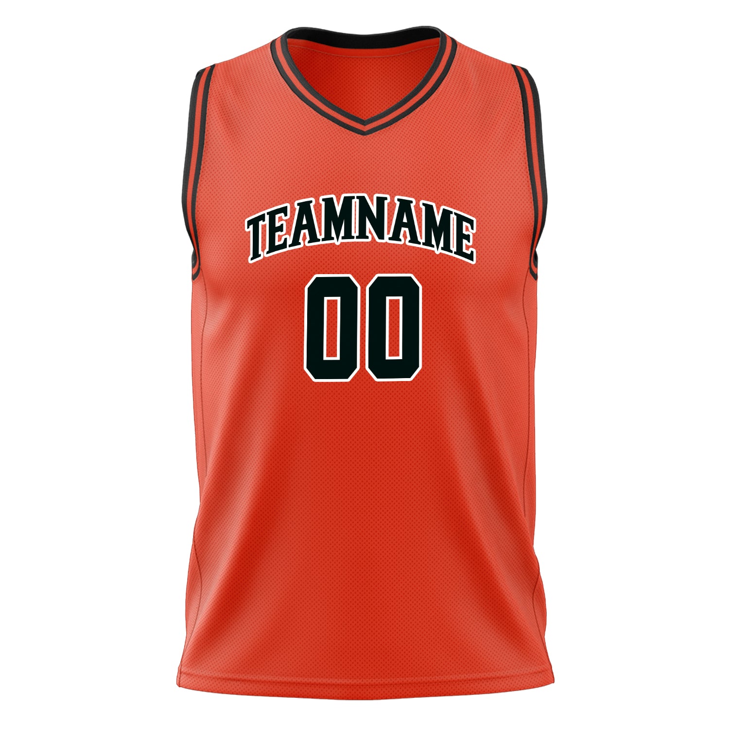 Custom Professional Orange Black Basketball Jersey