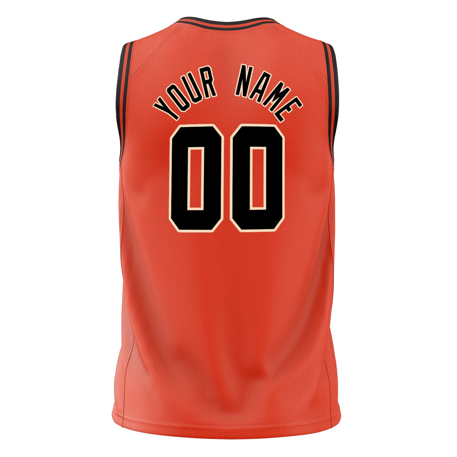 Custom Professional Orange Black Basketball Jersey