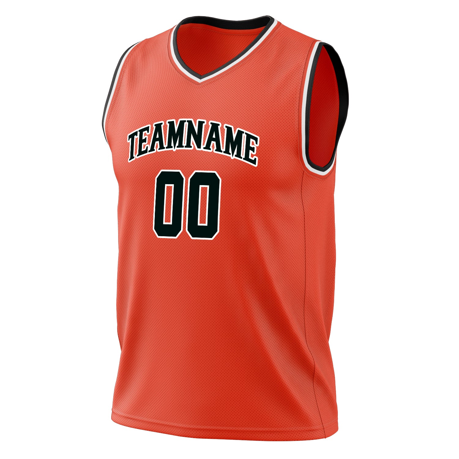 Custom Professional Orange Black Basketball Jersey