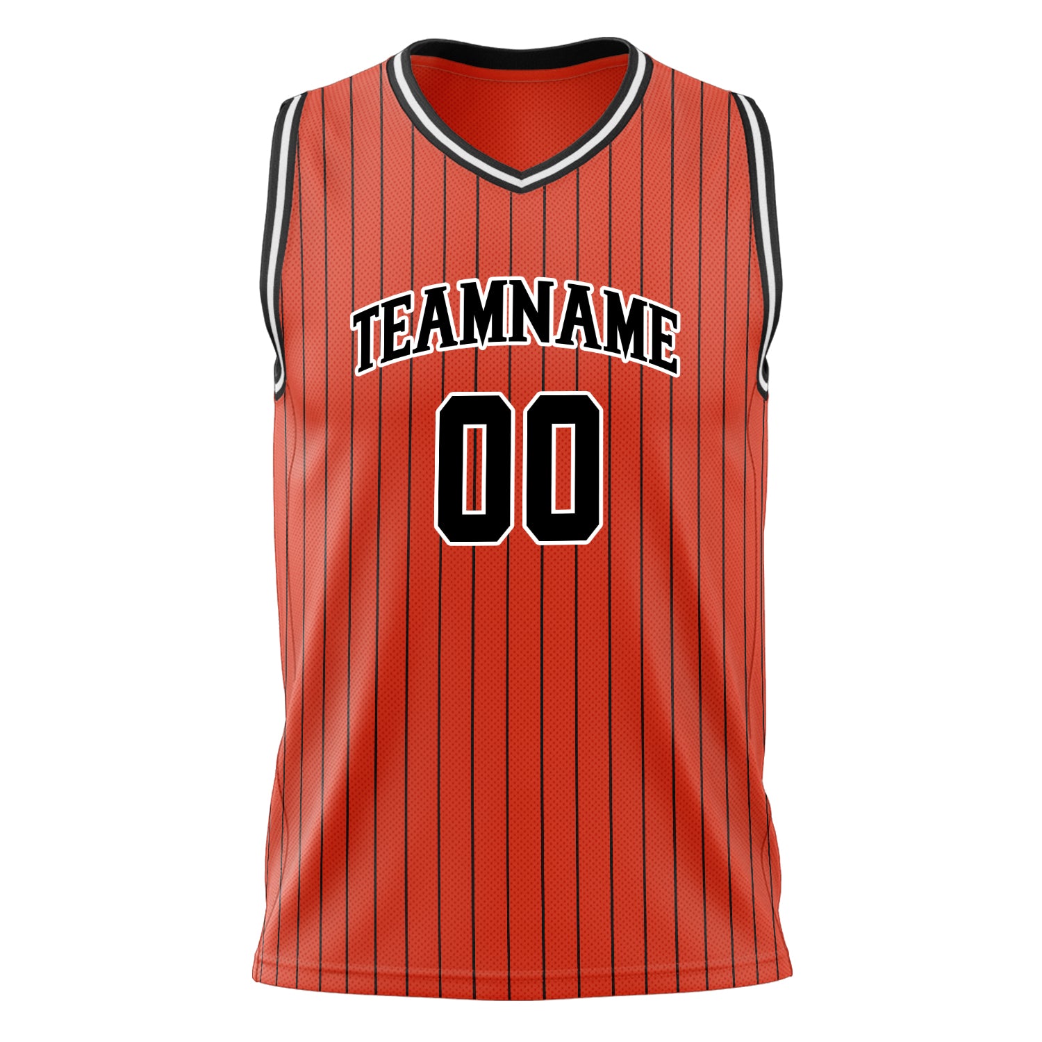 Custom Professional Orange Black Basketball Jersey