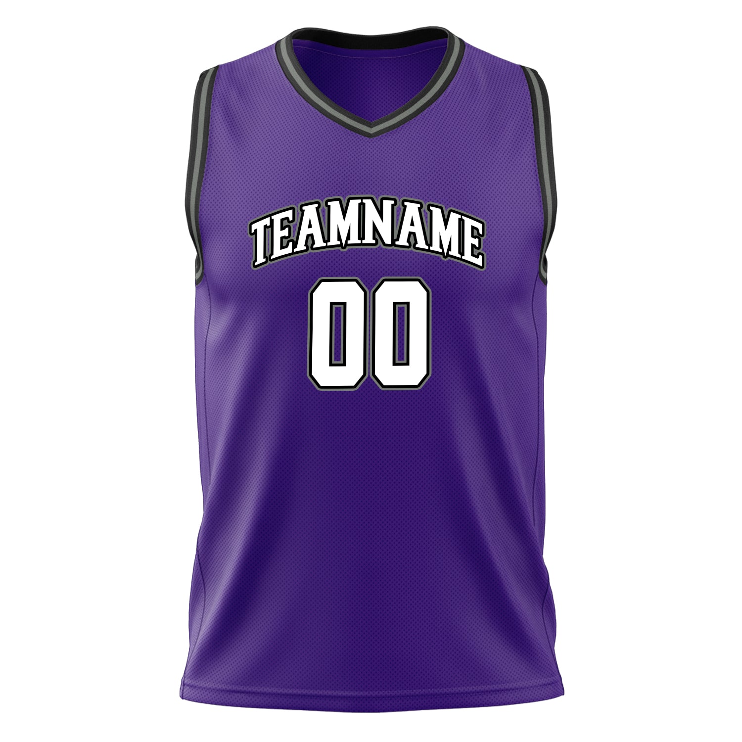 Custom Professional Purple White Basketball Jersey