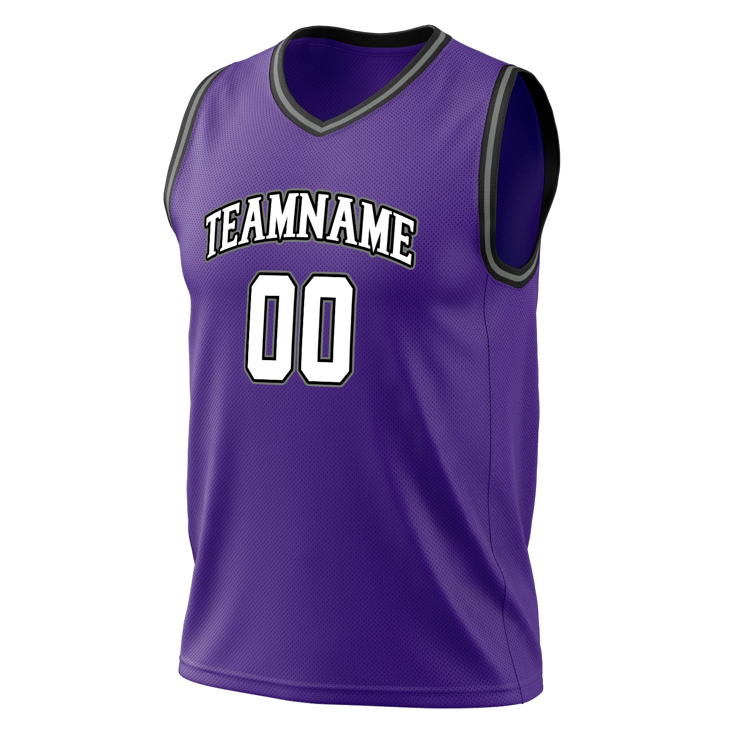 Custom Professional Purple White Basketball Jersey