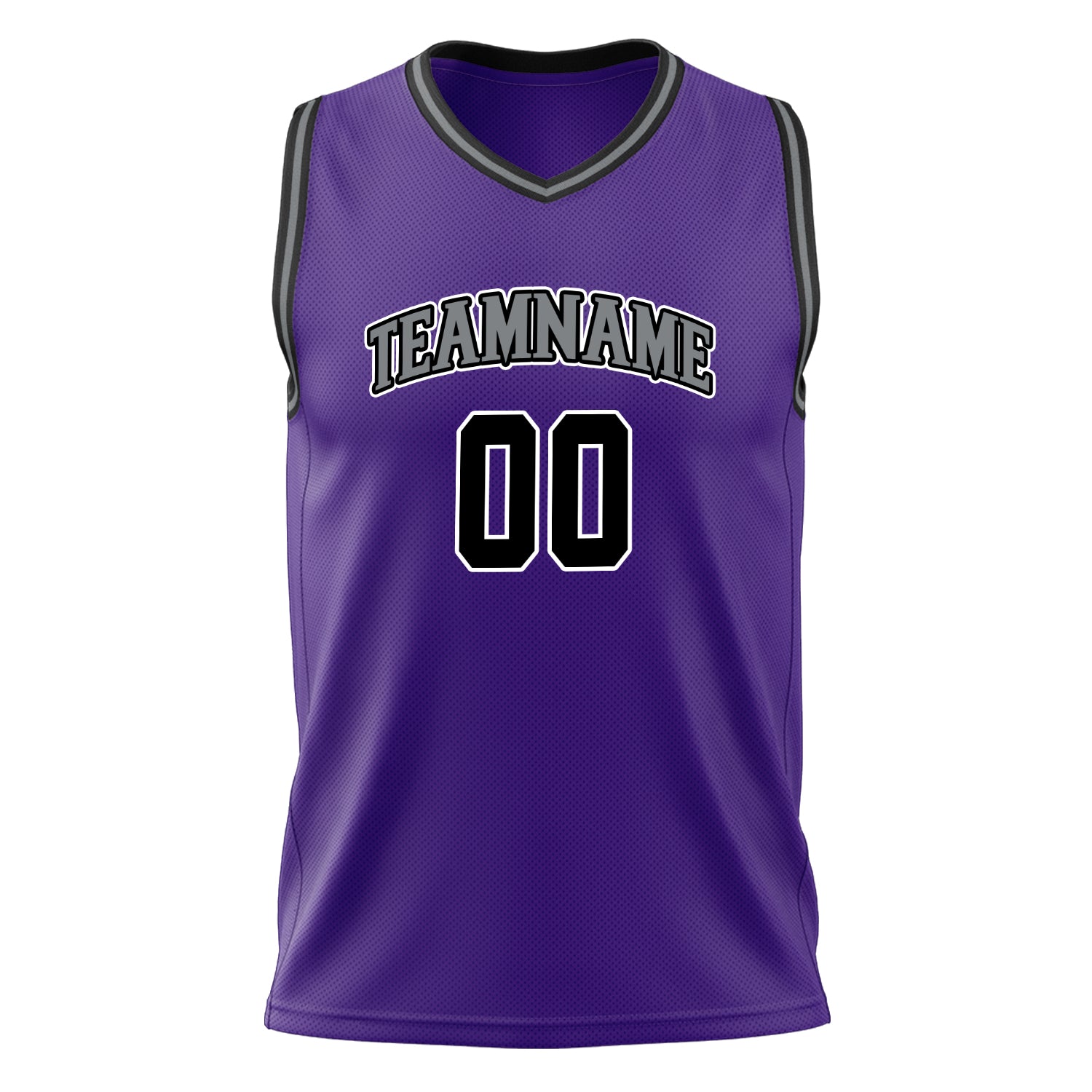 Custom Professional Purple Black Basketball Jersey