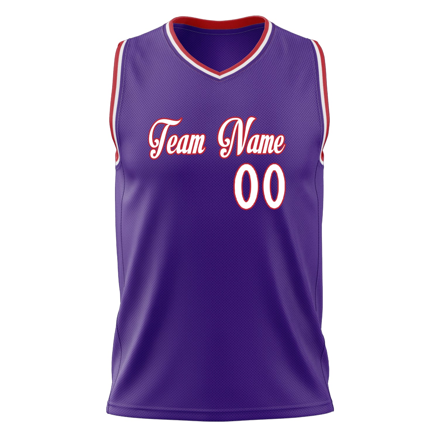 Custom Professional Purple White Basketball Jersey