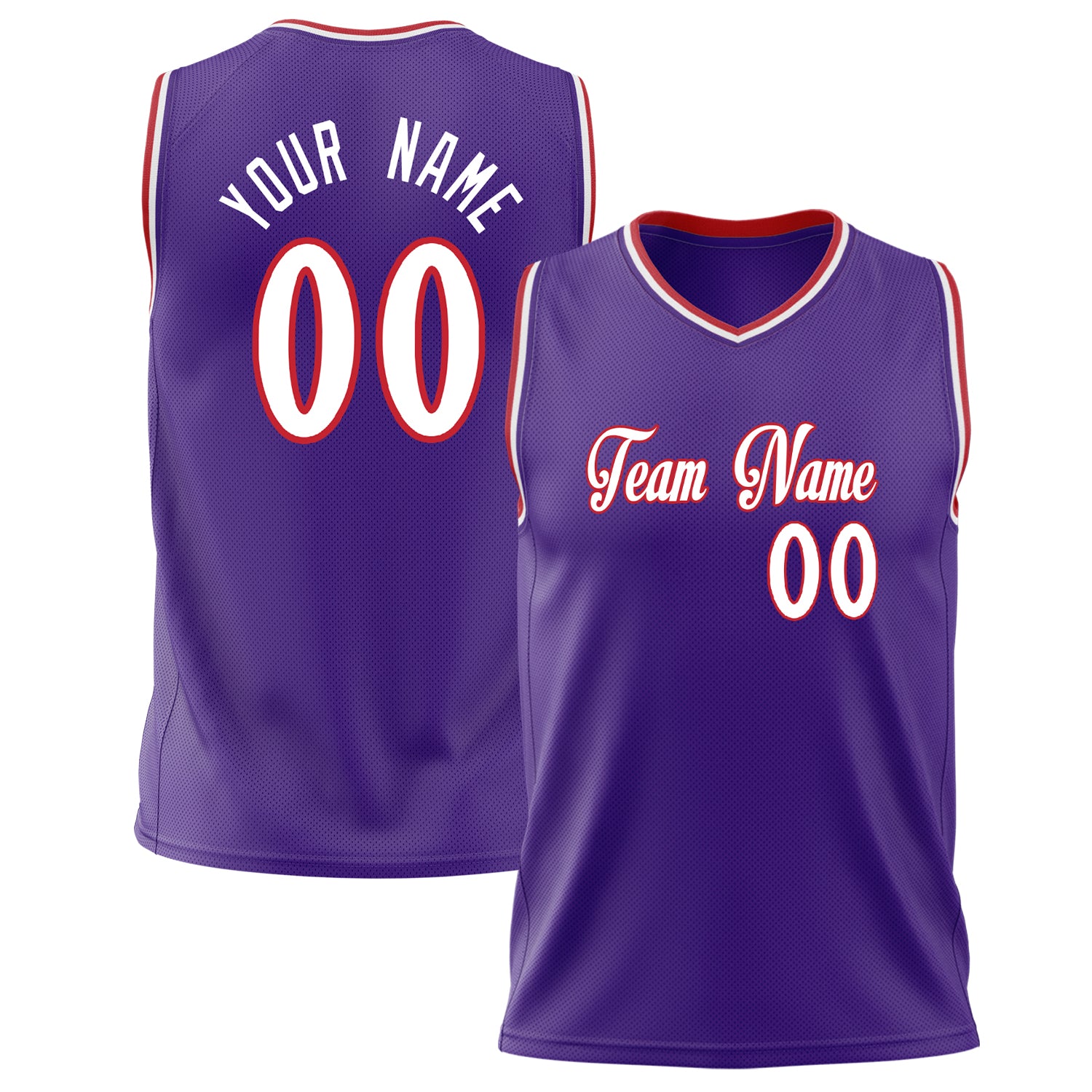 Benutzerdefiniertes Professionelles Lila Weiß Basketballtrikot BS02240626XJ185