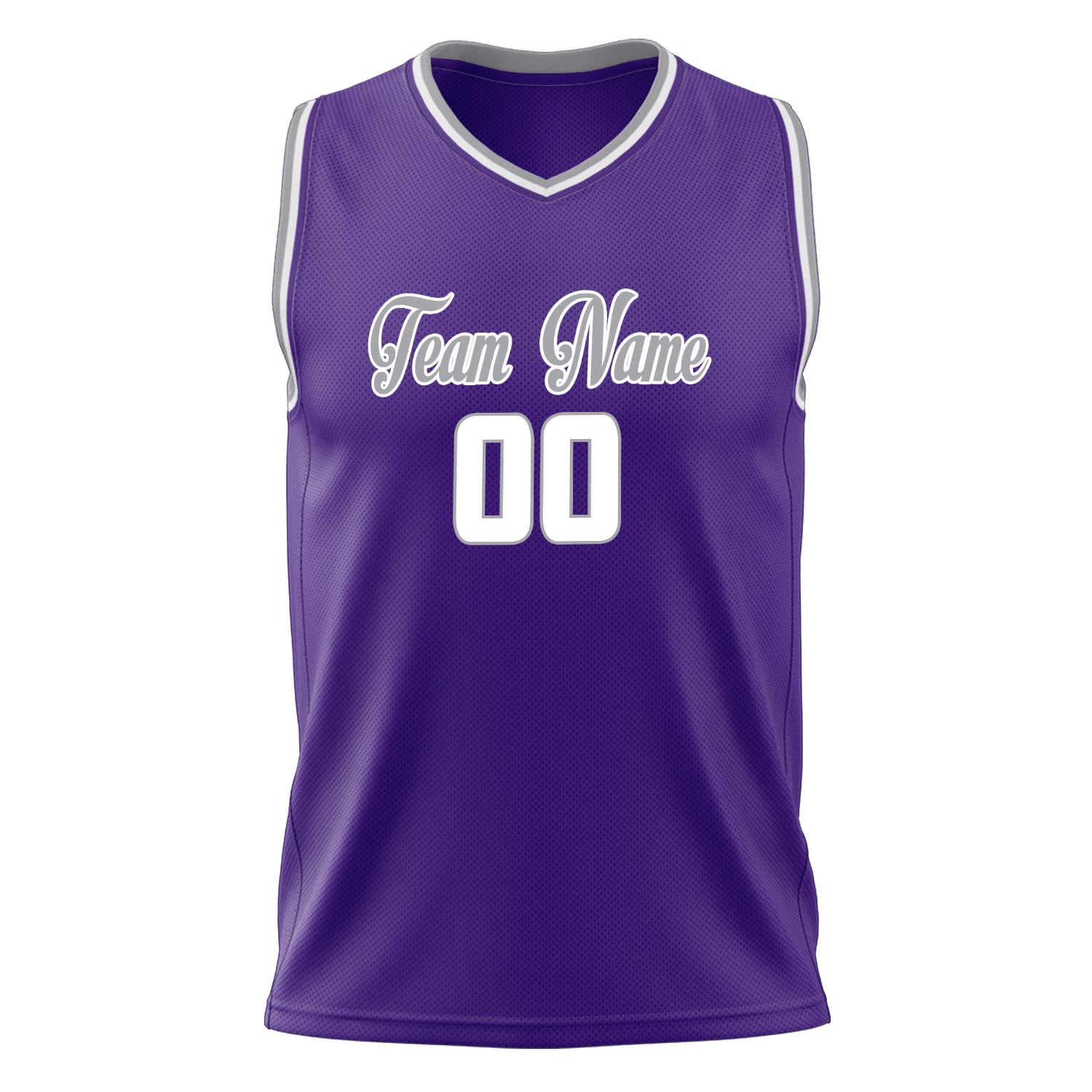Custom Professional Purple White Basketball Jersey