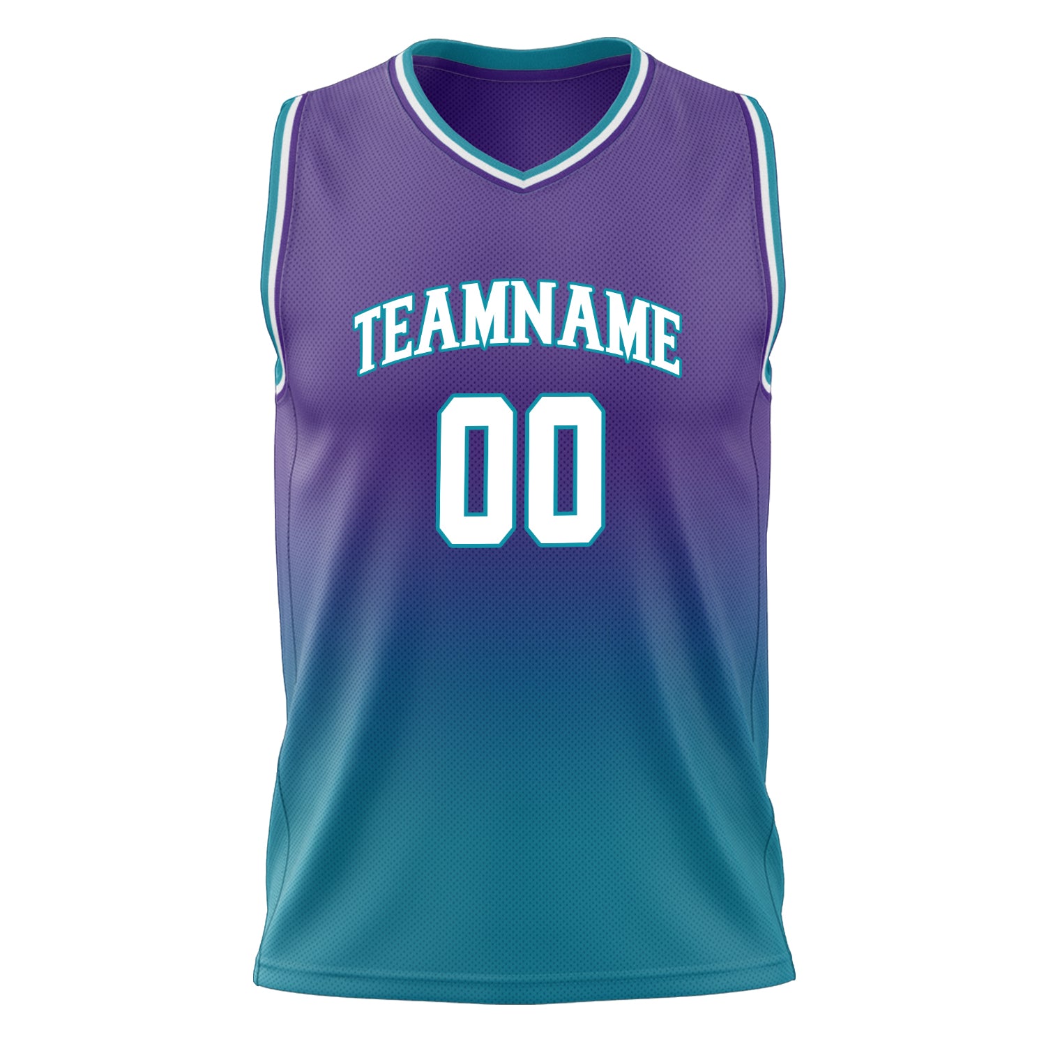Custom Professional Purple White Basketball Jersey