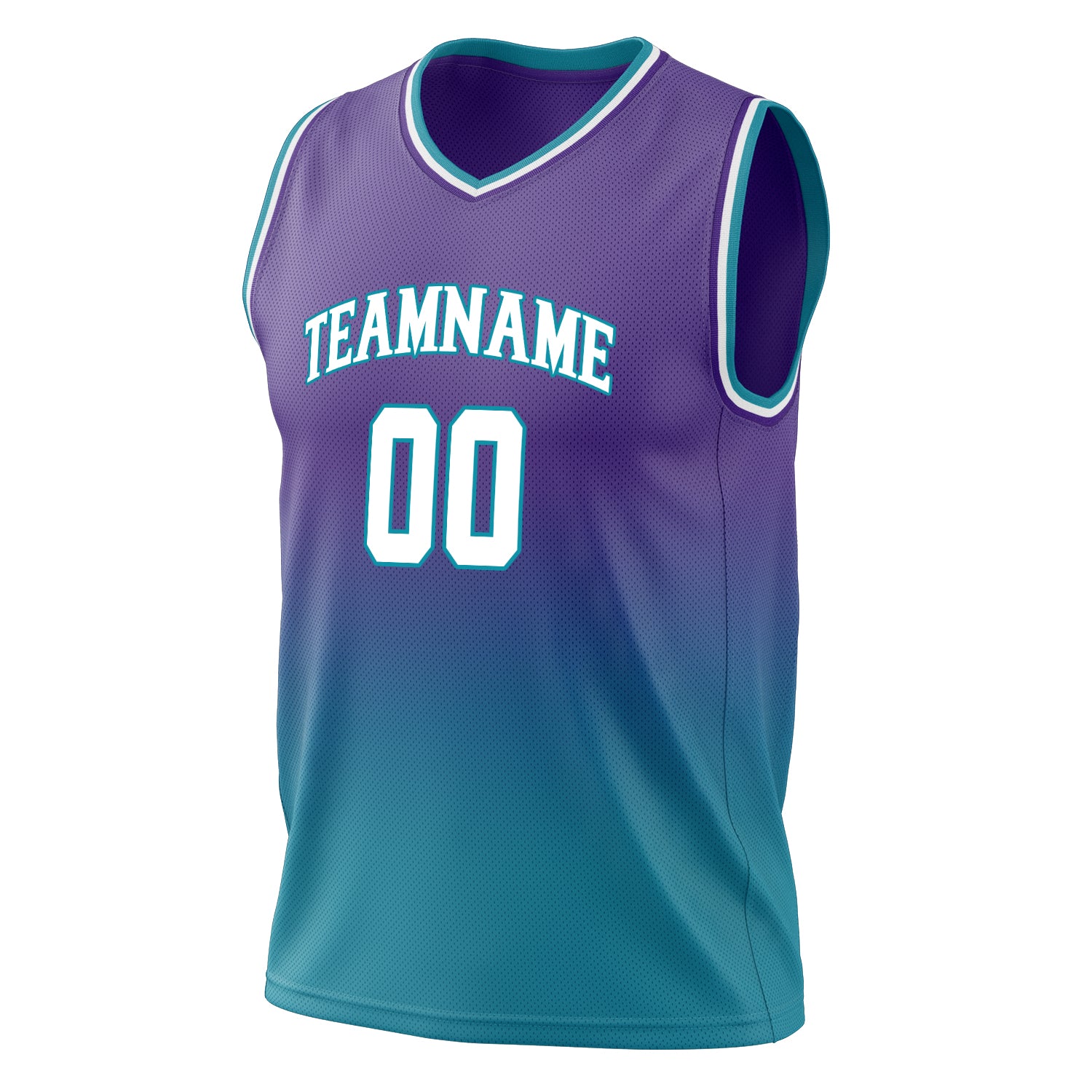 Custom Professional Purple White Basketball Jersey