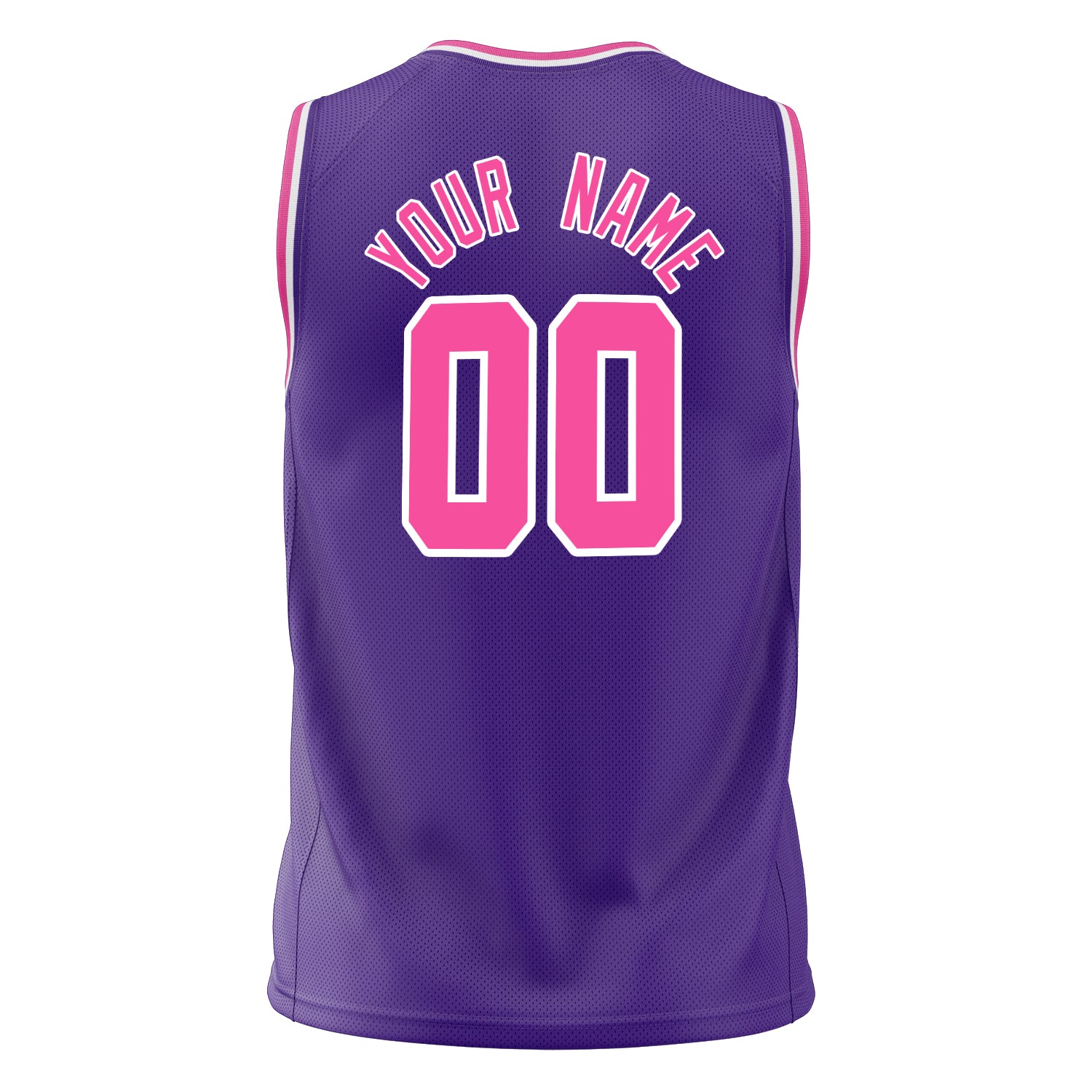 Benutzerdefiniertes Professionelles Lila Rosa Basketballtrikot