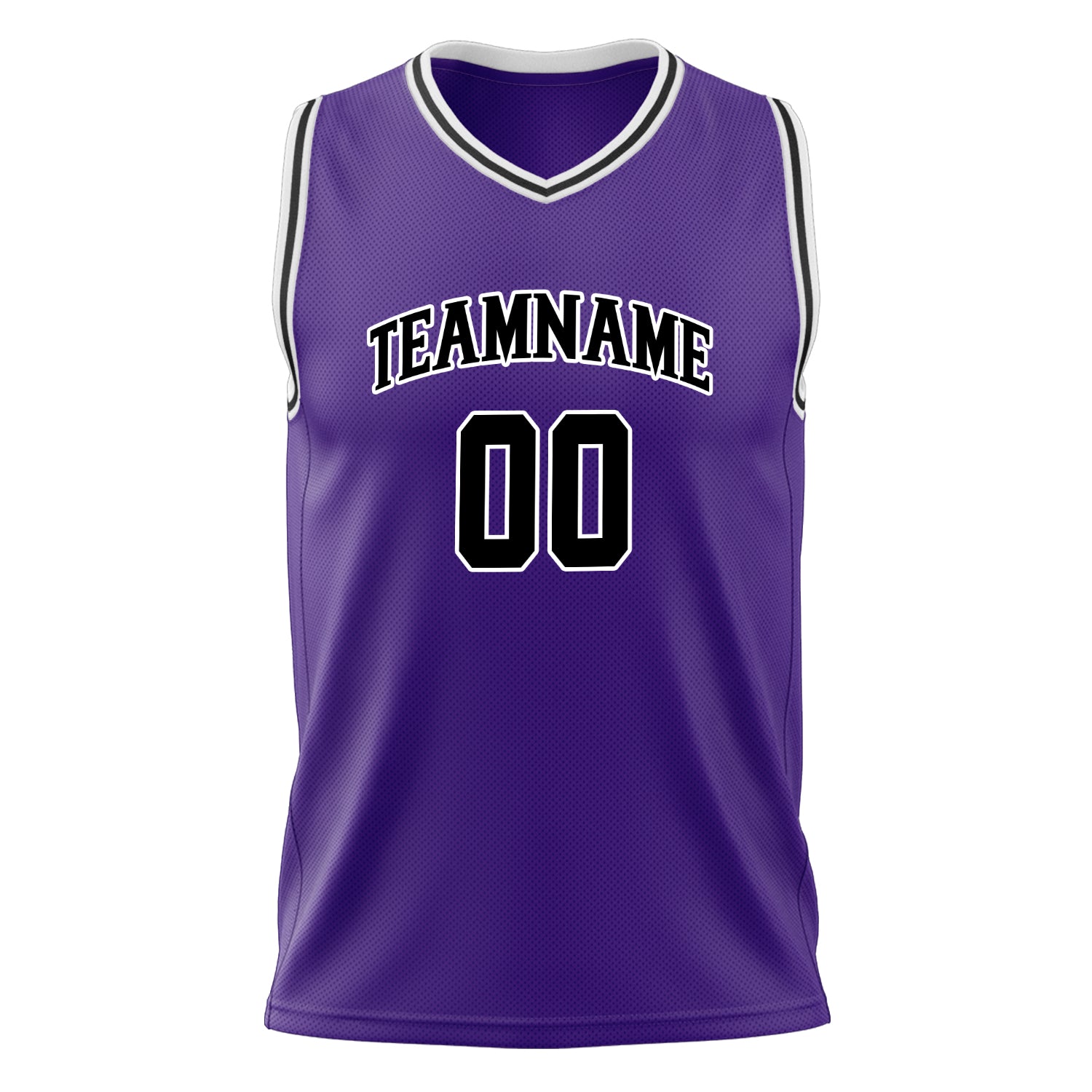 Custom Professional Purple Black Basketball Jersey