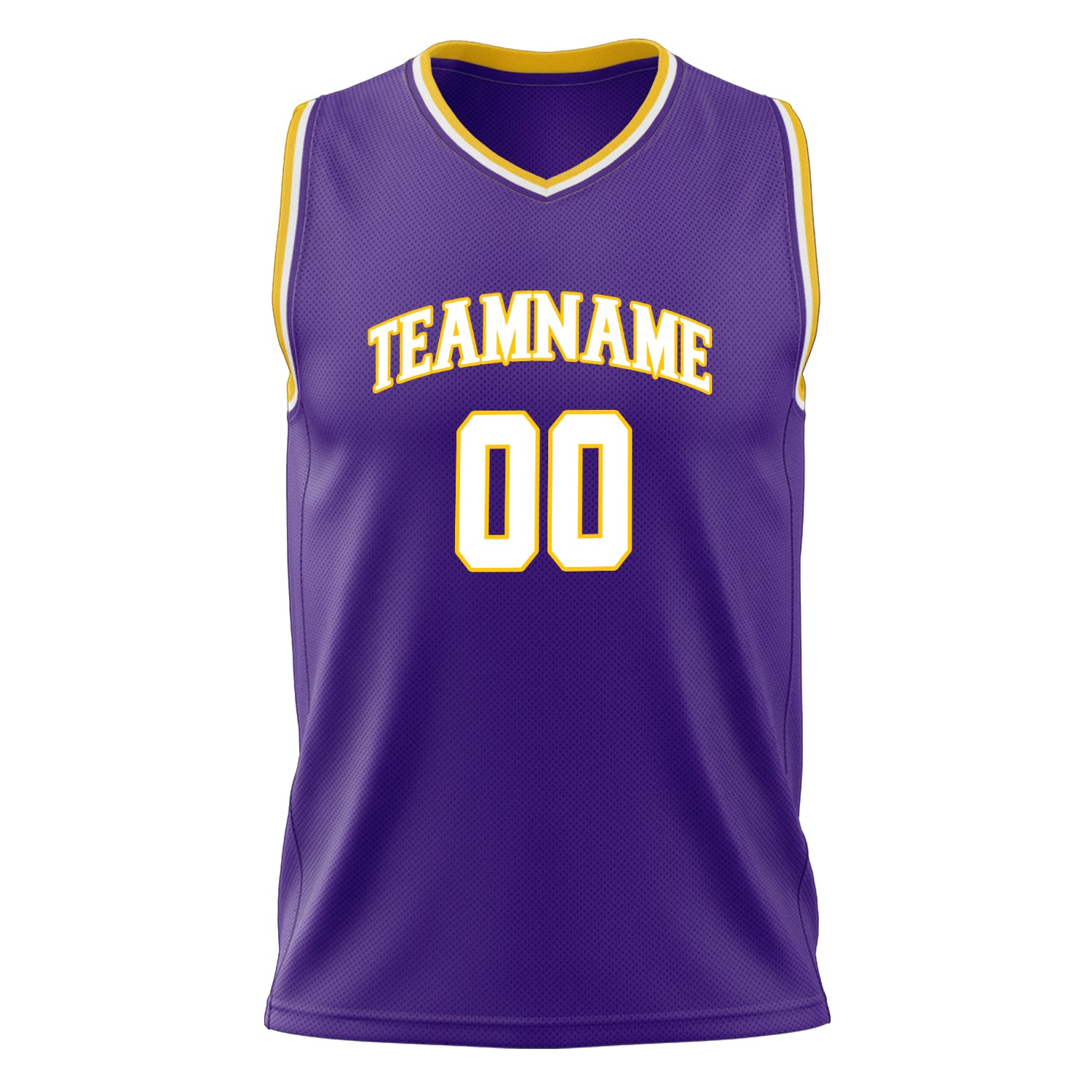 Custom Professional Purple White Basketball Jersey