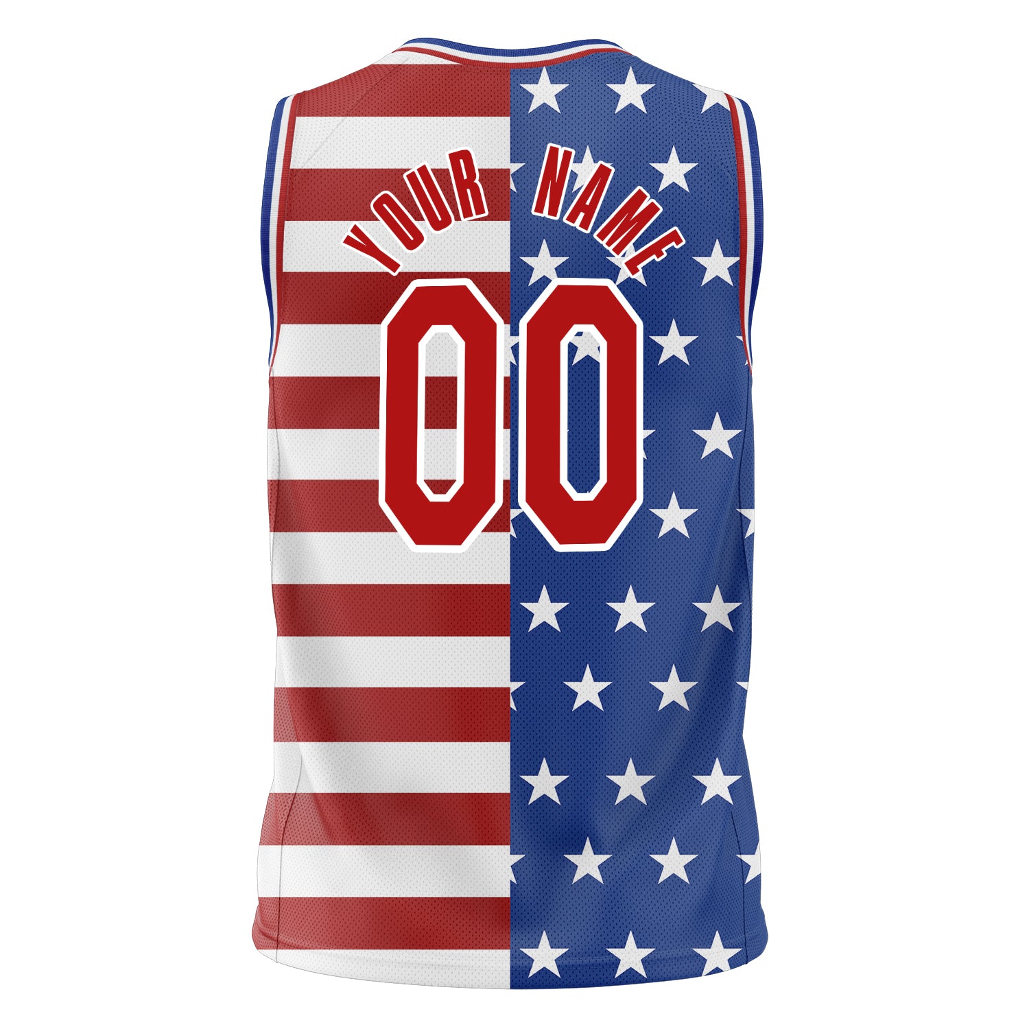 Custom Professional Royal Blue Red Basketball Jersey