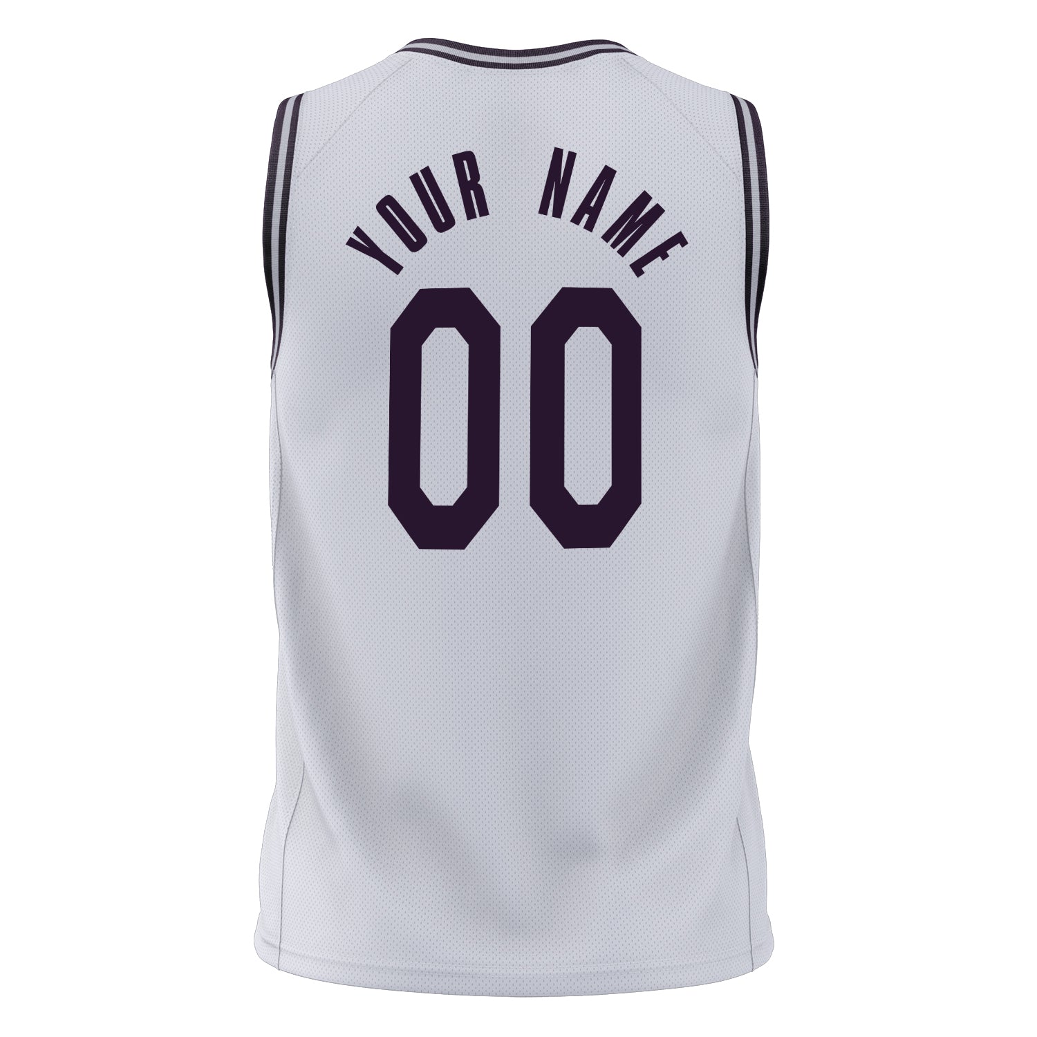 Custom Professional White Black Basketball Jersey