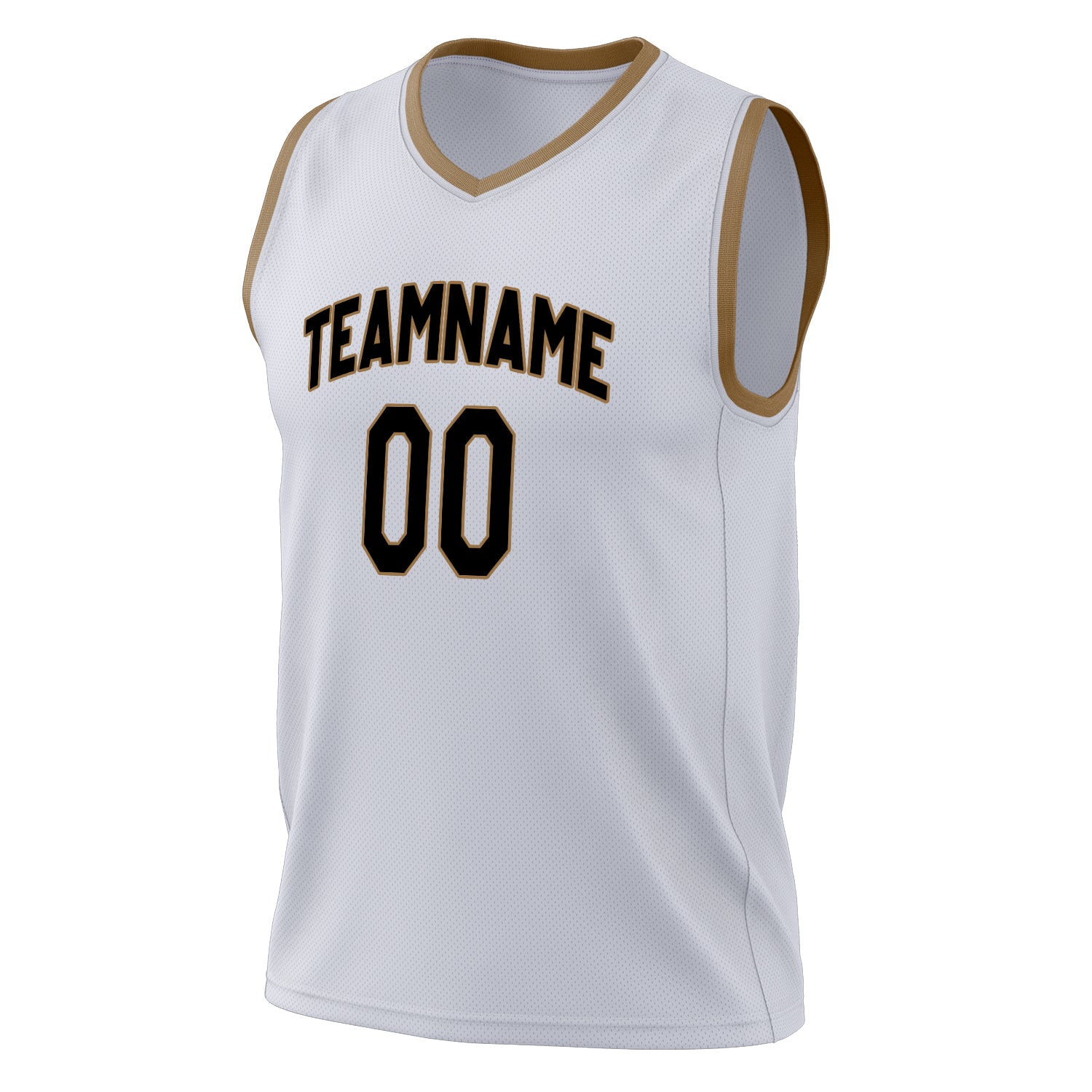 Custom Professional White Black Basketball Jersey