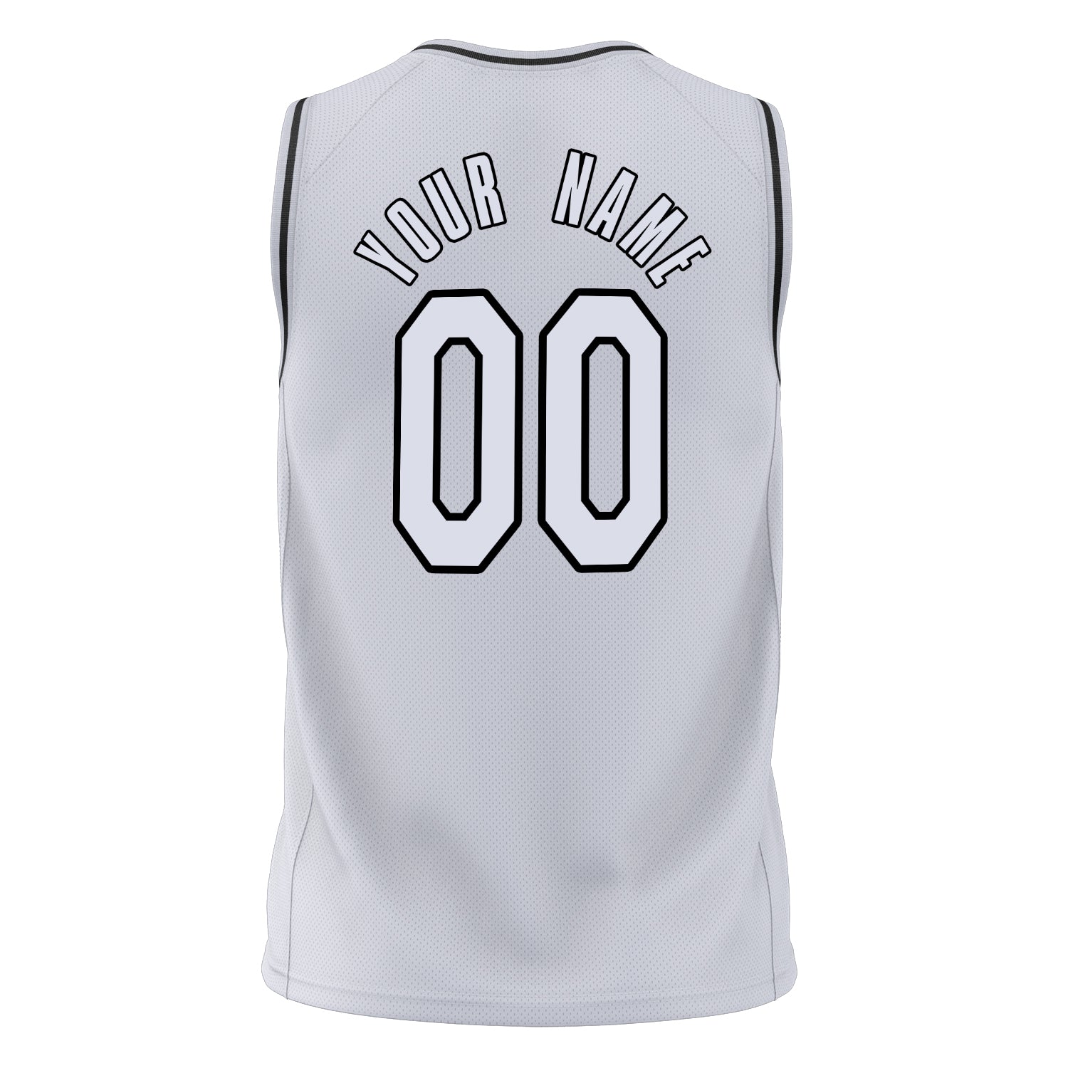 Custom Professional White Black Basketball Jersey