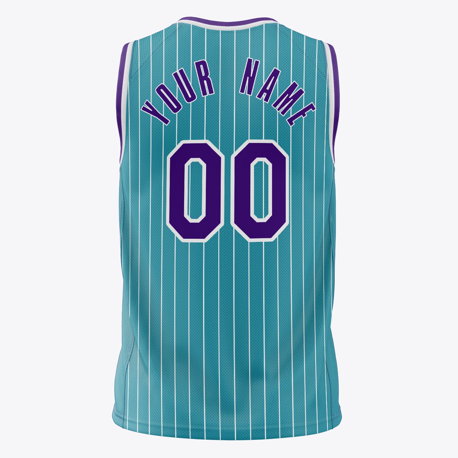 Custom Professional Teal Purple Basketball Jersey