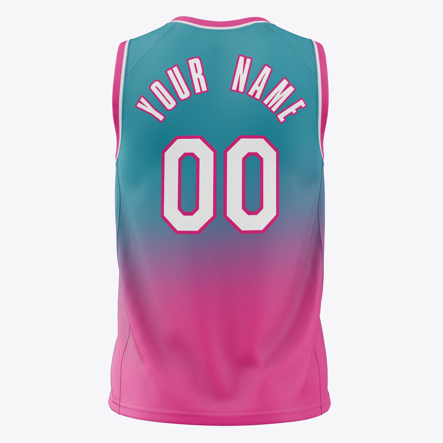 Custom Professional Teal Pink Basketball Jersey