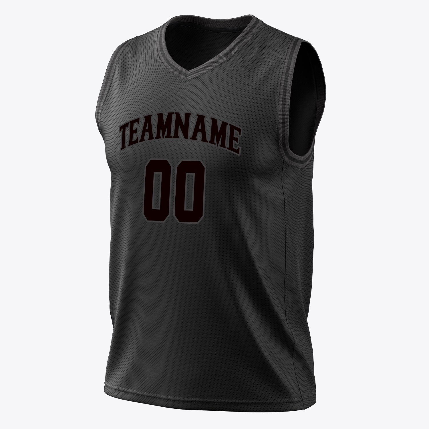 Custom Professional Black Gray Basketball Jersey