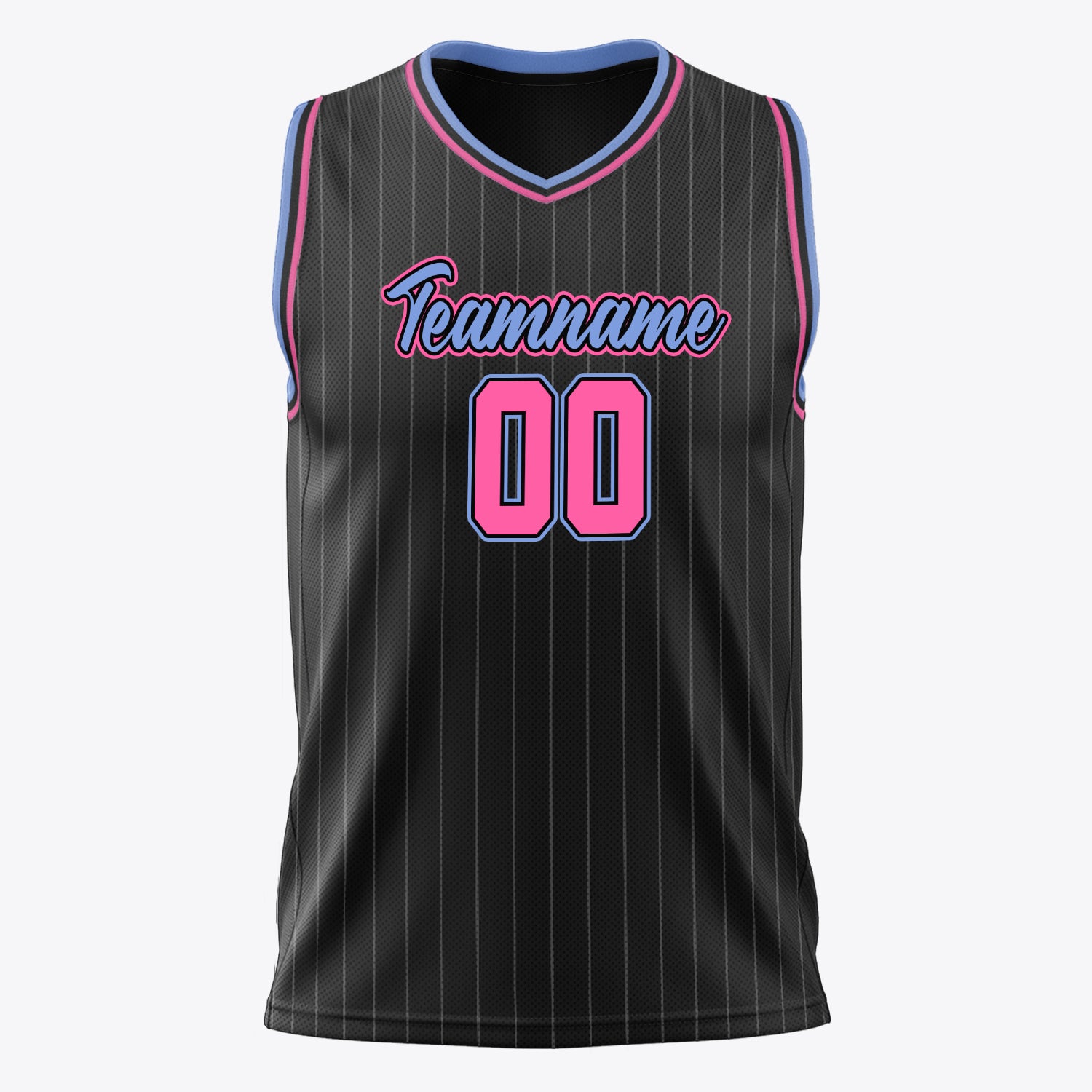 Custom Professional Black Pink Basketball Jersey