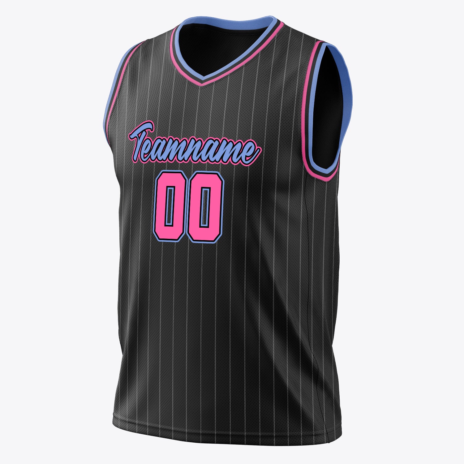 Custom Professional Black Pink Basketball Jersey