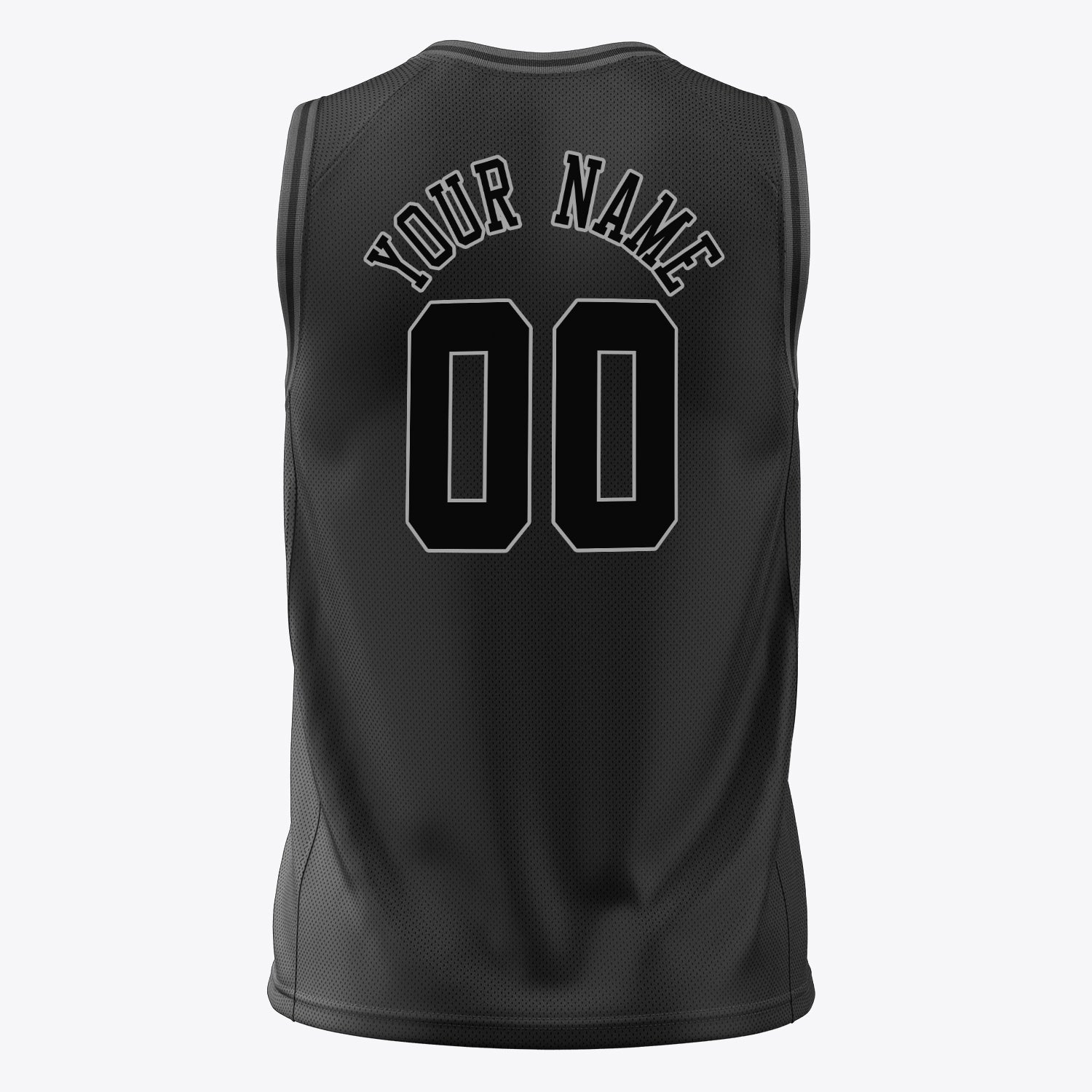 Custom Professional Black Gray Basketball Jersey
