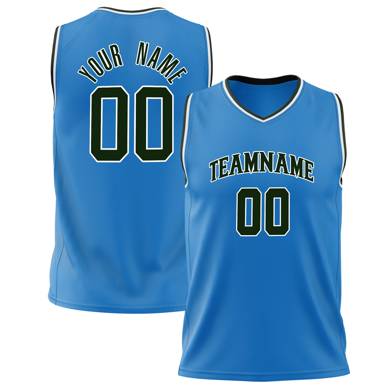 Benutzerdefiniertes Professionelles Blau Schwarz Basketballtrikot BS02240626ZX021
