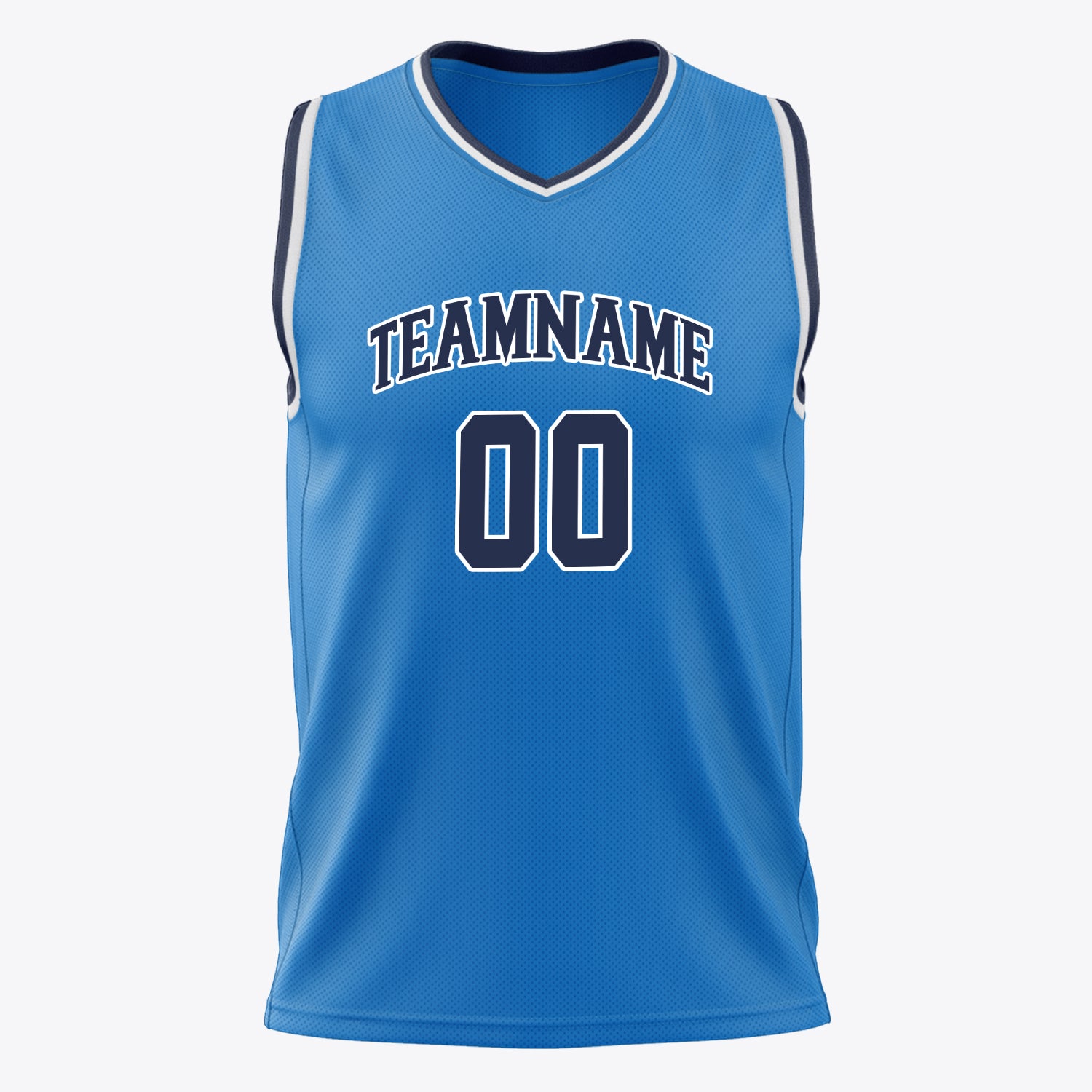 Benutzerdefiniertes Professionelles Blau Marineblau Basketballtrikot
