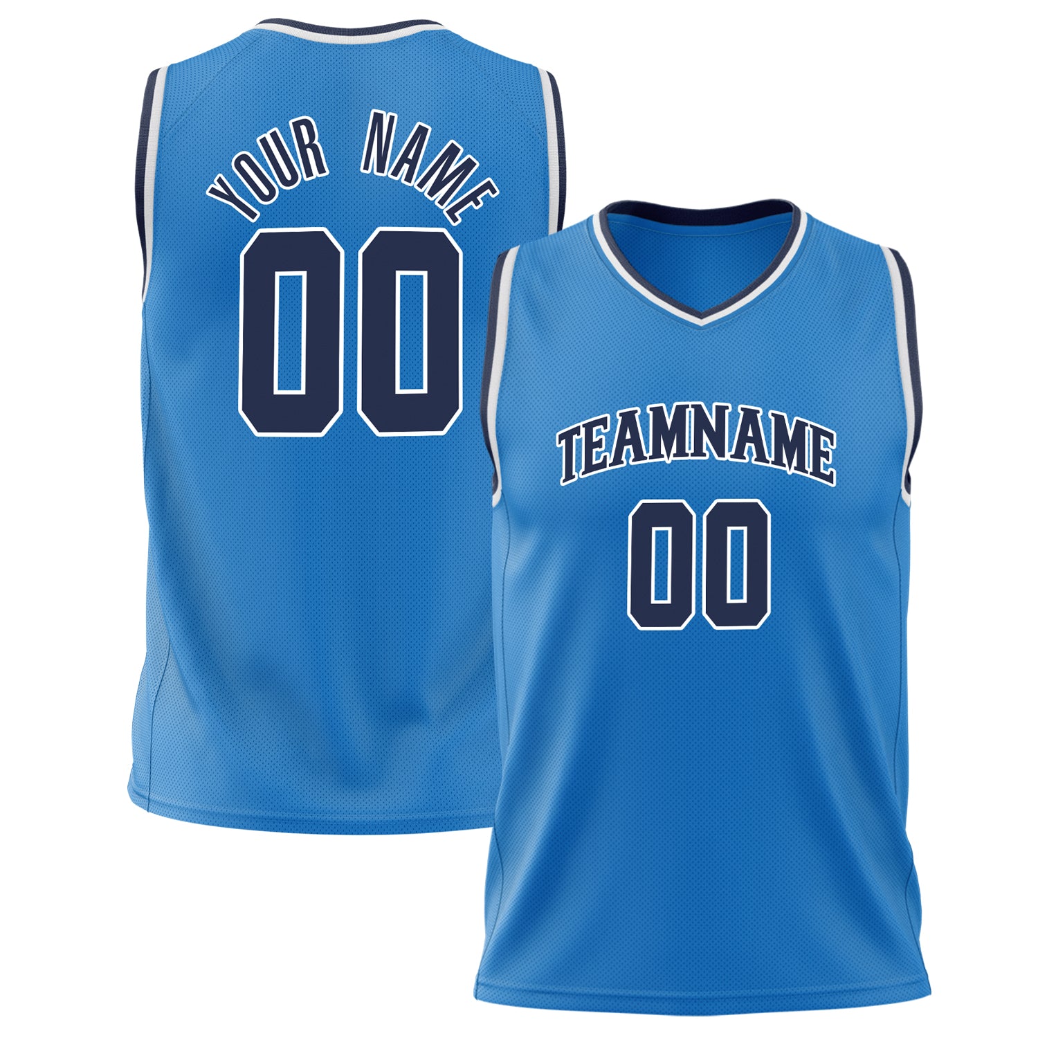 Benutzerdefiniertes Professionelles Blau Marineblau Basketballtrikot BS02240626ZX023