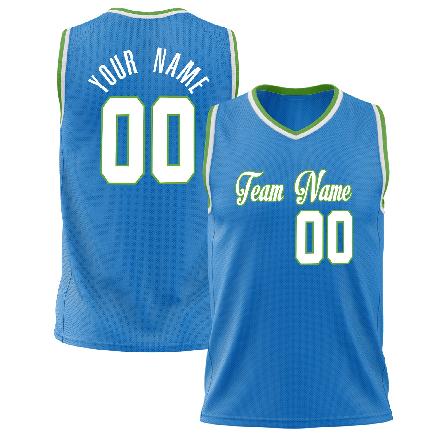 Benutzerdefiniertes Professionelles Blau Weiß Basketballtrikot BS02240626ZX024
