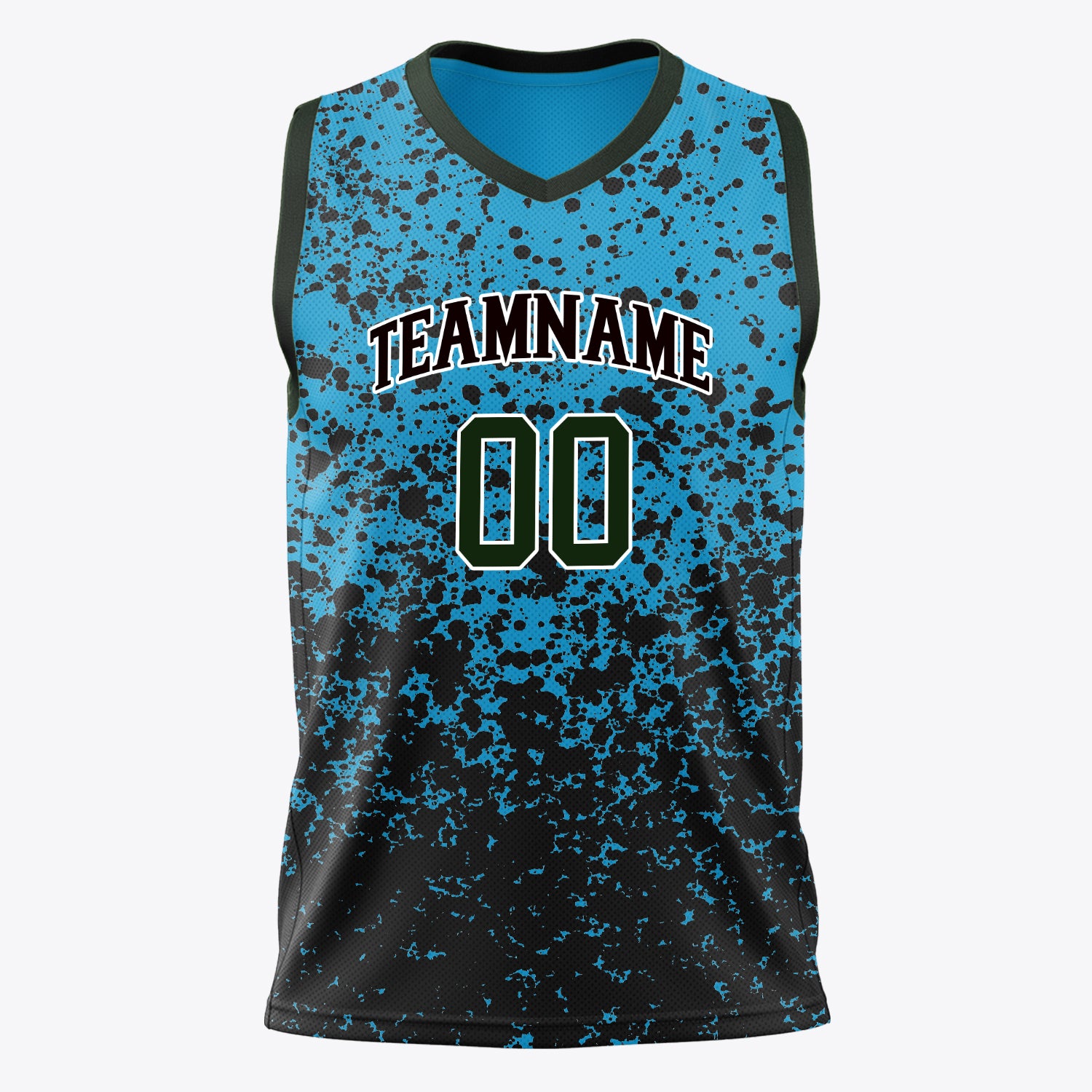Custom Professional Blue Black Basketball Jersey