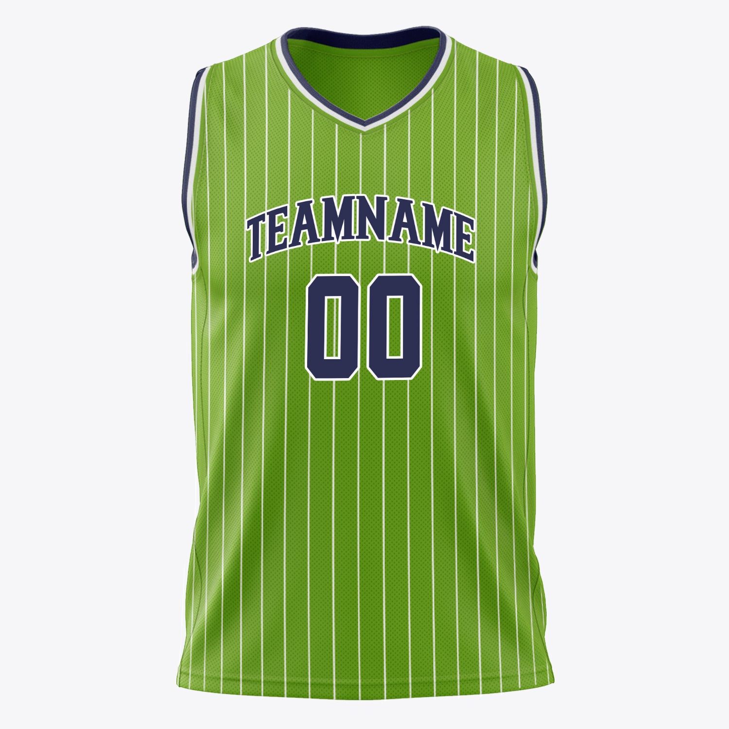 Custom Professional Neon Green Black Basketball Jersey