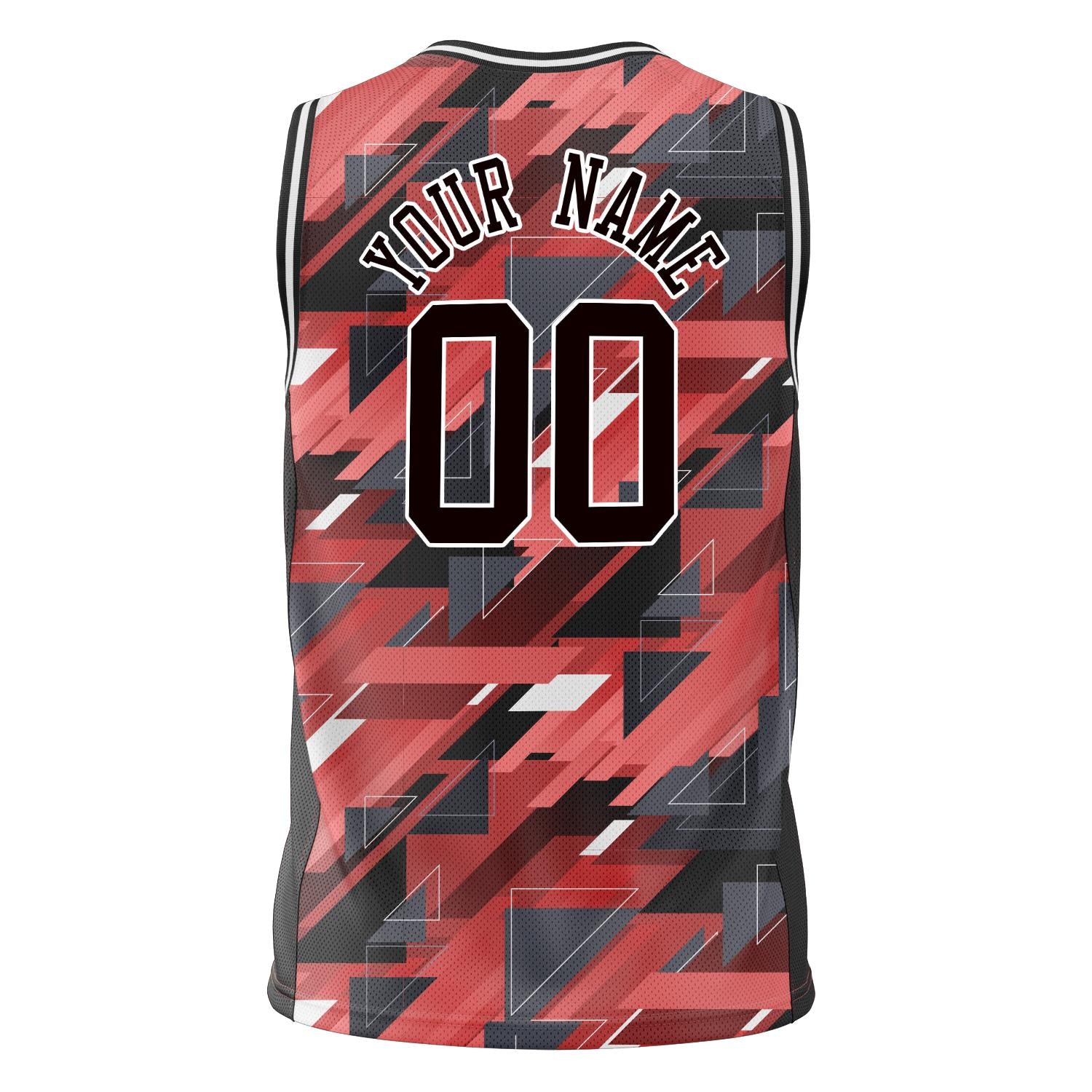 Custom Professional Red Black Basketball Jersey