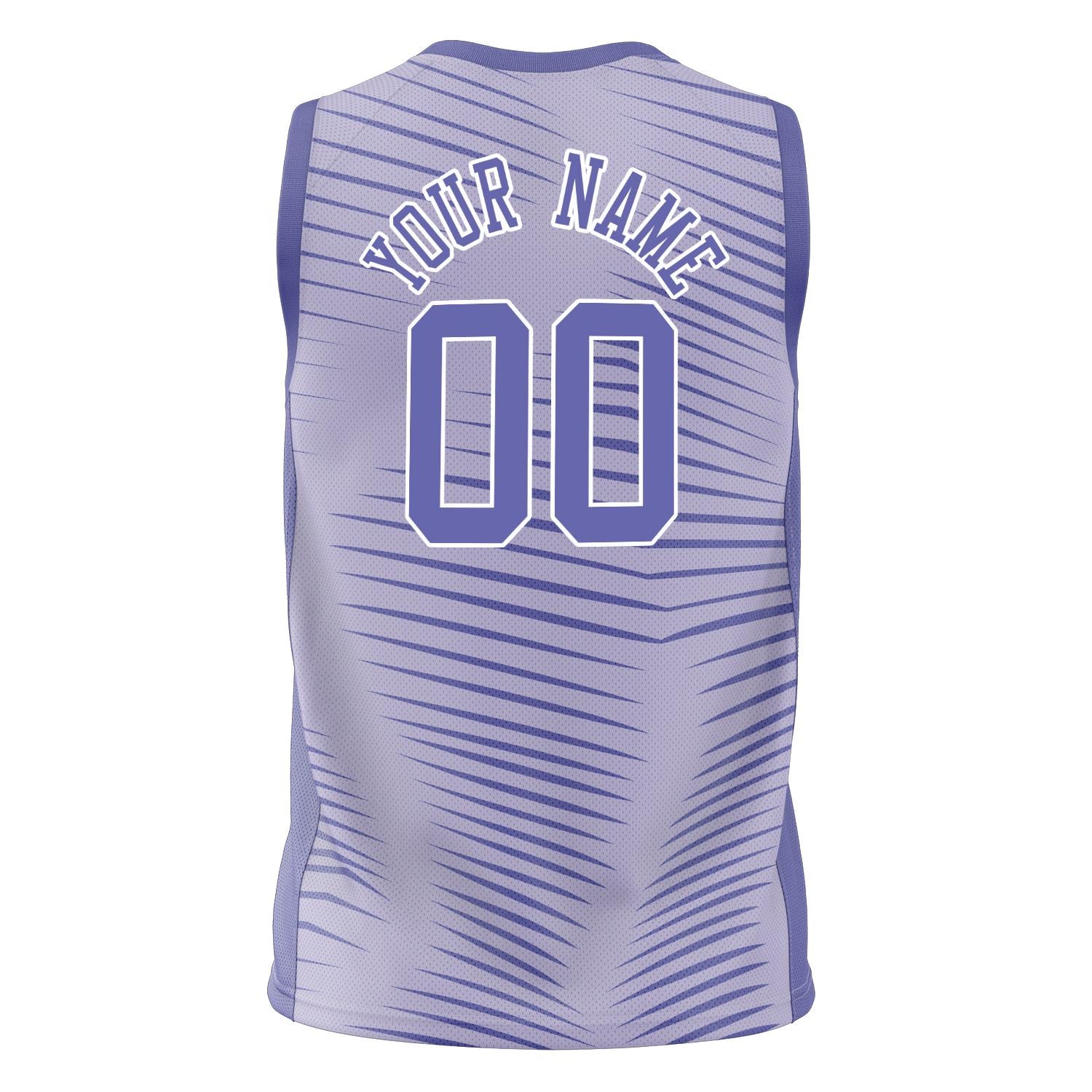Custom Professional Purple White Basketball Jersey