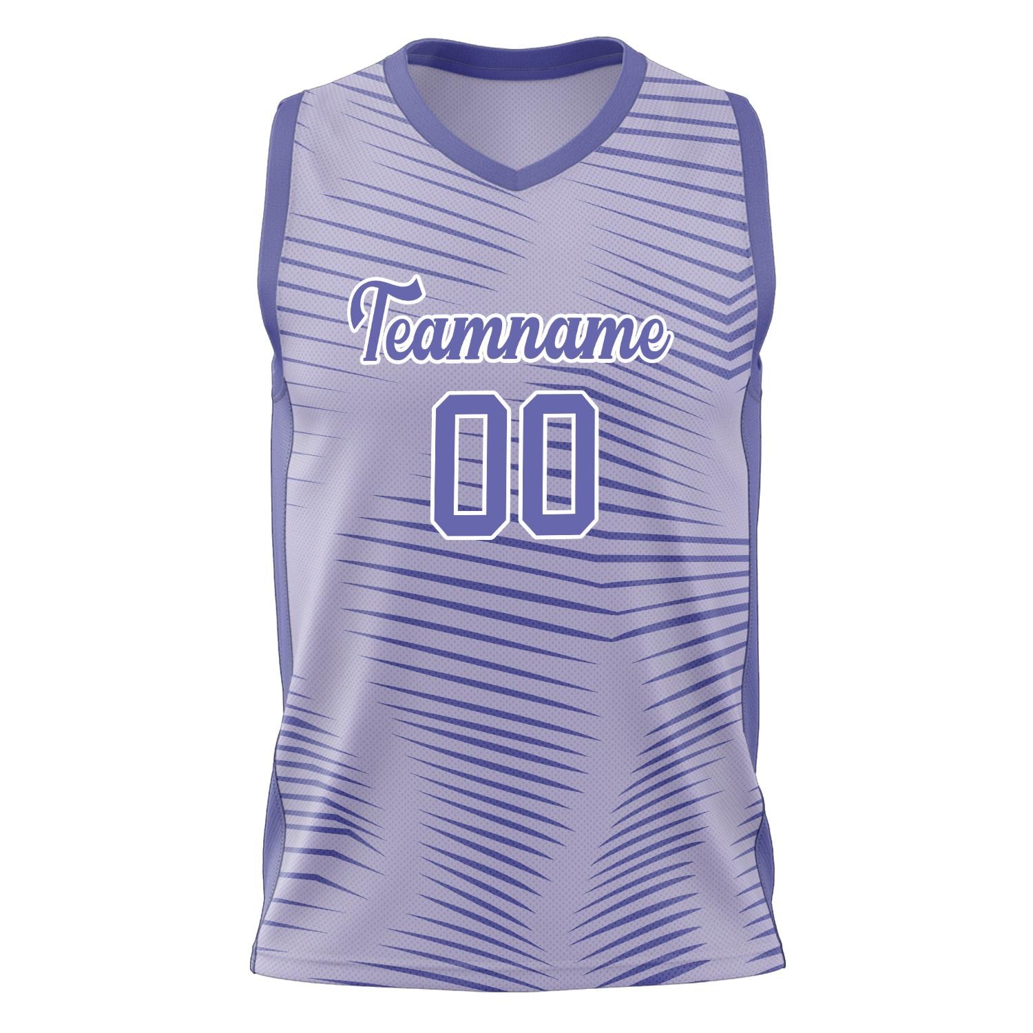 Custom Professional Purple White Basketball Jersey