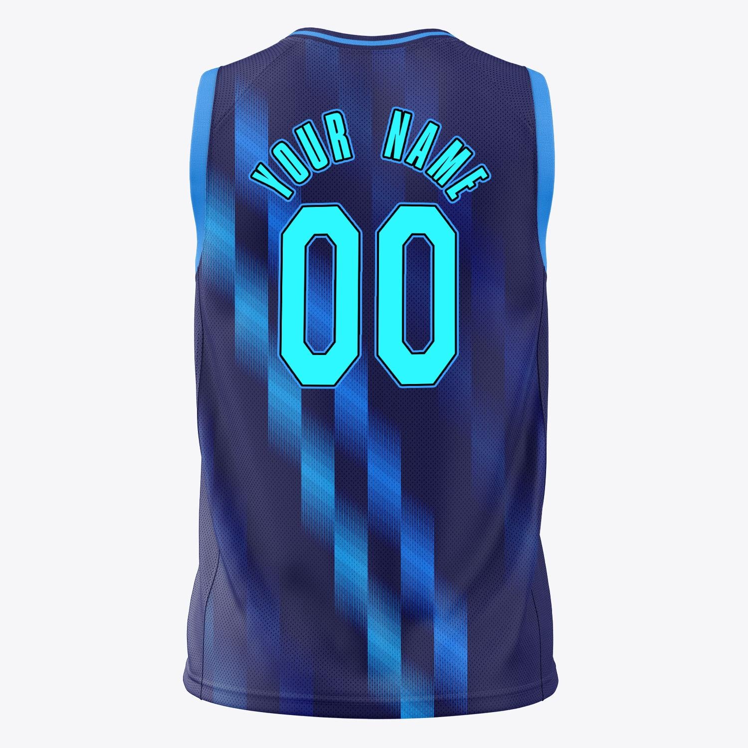 Custom Professional Navy Blue Basketball Jersey