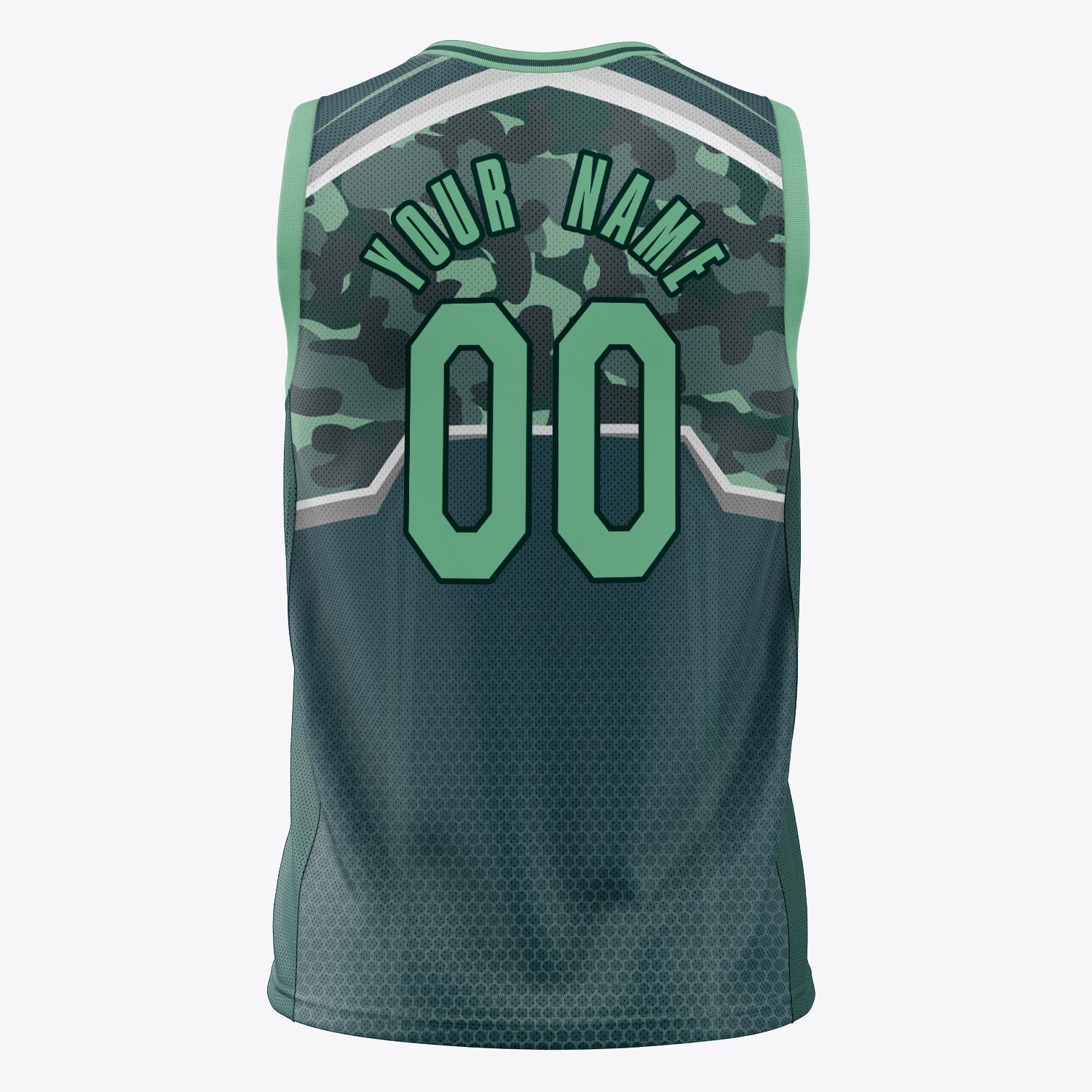 Custom Professional Kelly Green Green Basketball Jersey