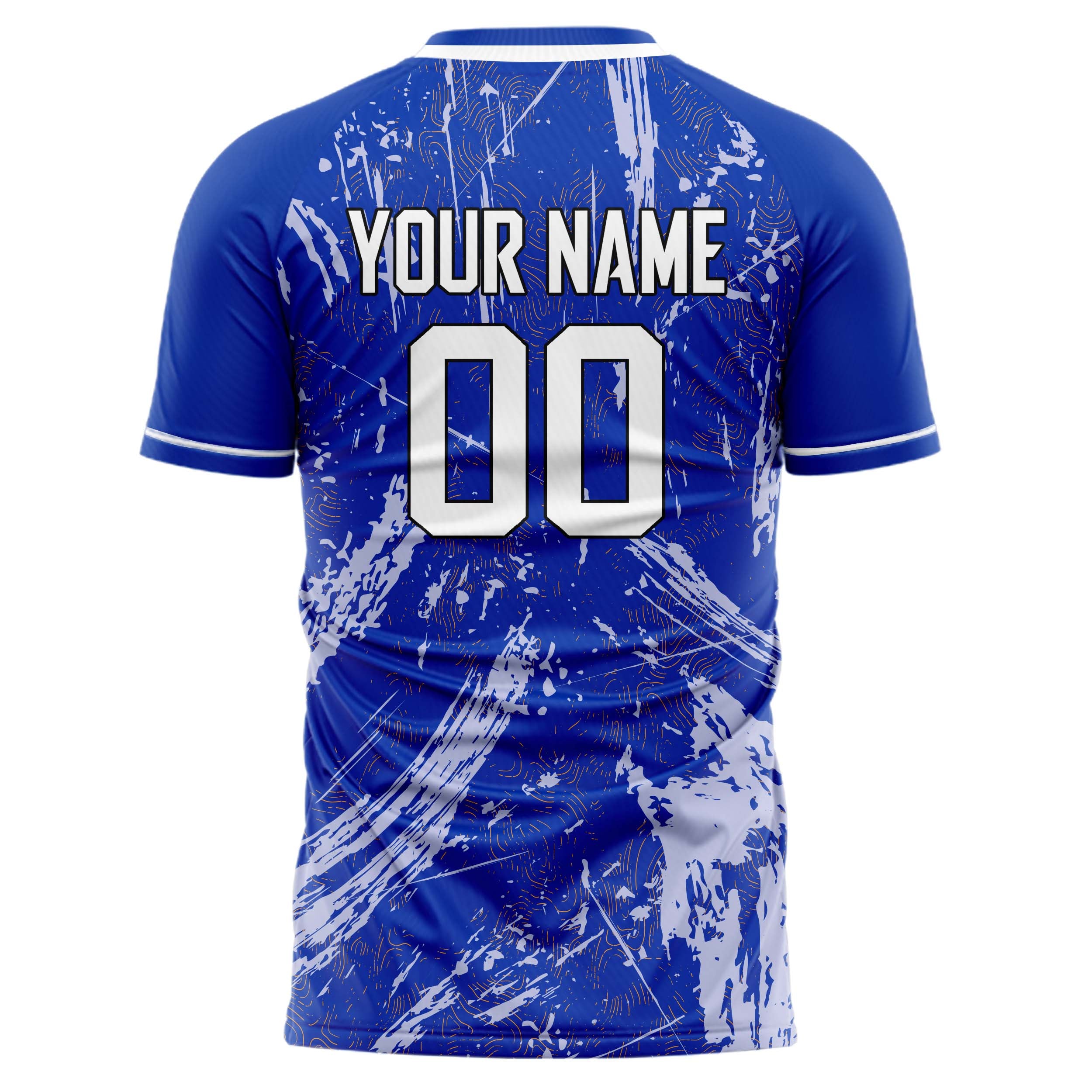 Custom Professional Blue White Stripes Soccer Jersey