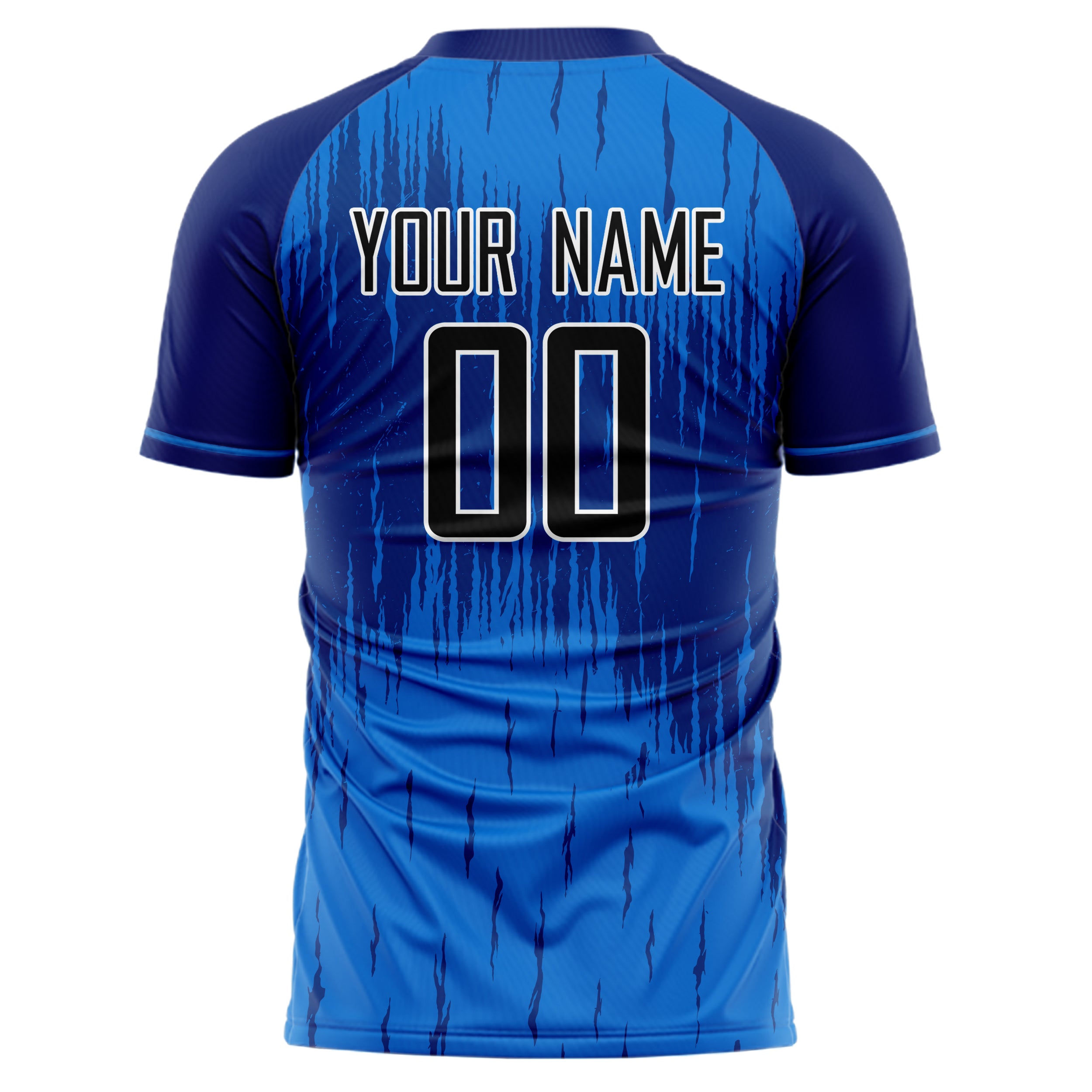 Custom Professional Blue Royal Blue Shades Soccer Jersey