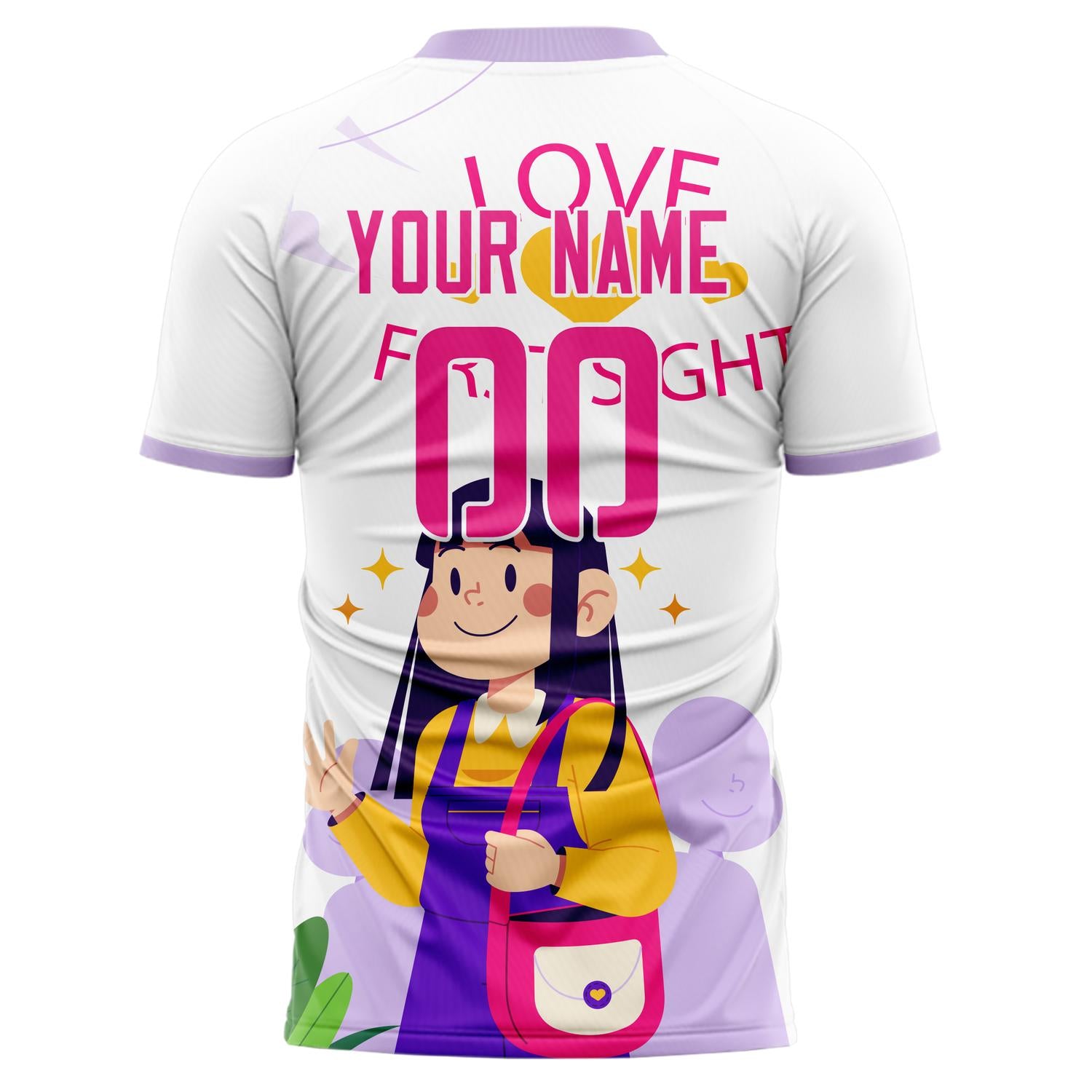 Benutzerdefiniertes Professionelles Weiß Rosa Mädchen Fußballtrikot