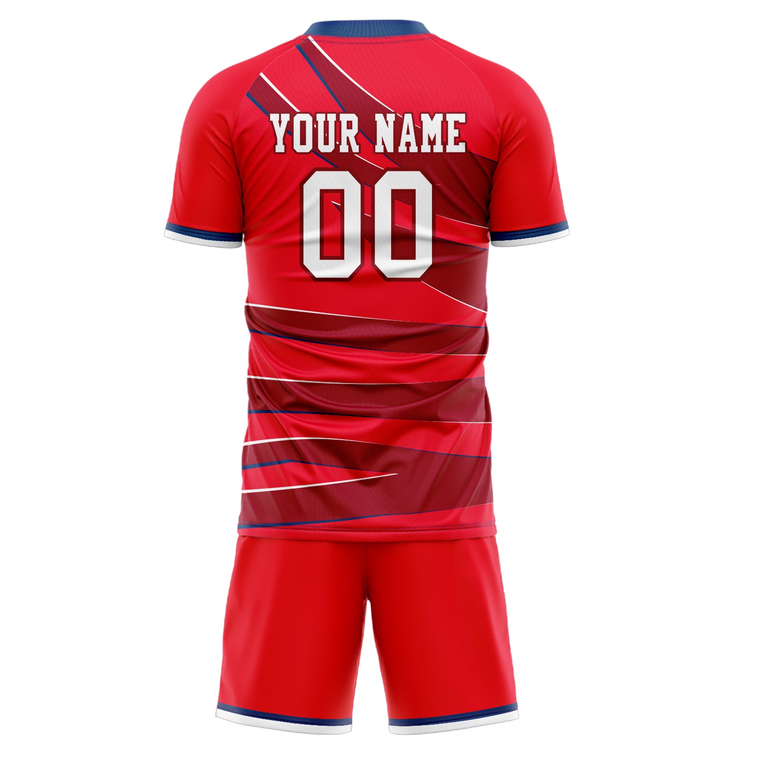 Custom Professional Red Crimson Football Jersey Set