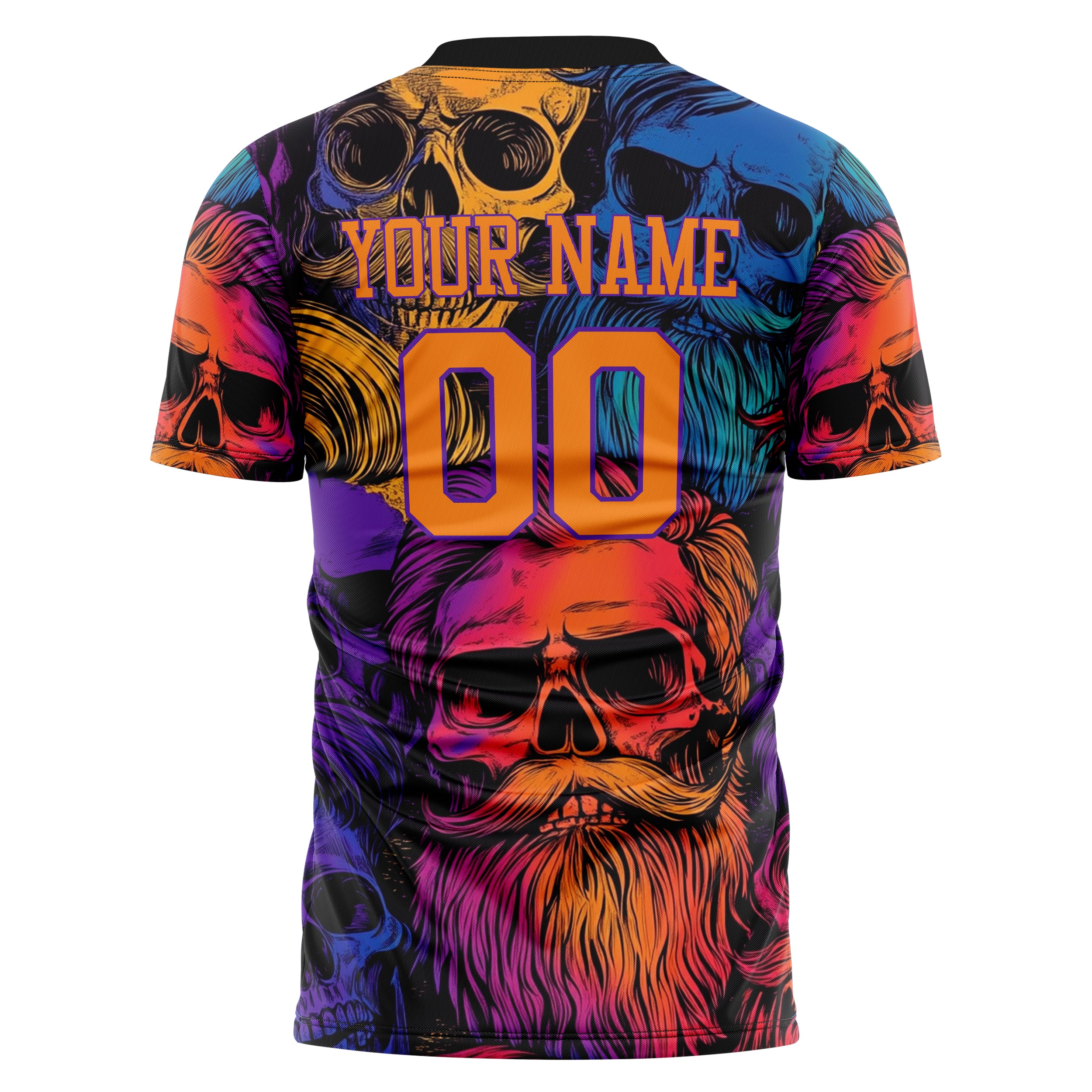 Benutzerdefiniertes Professionelles Rot Schädel Fußballtrikot