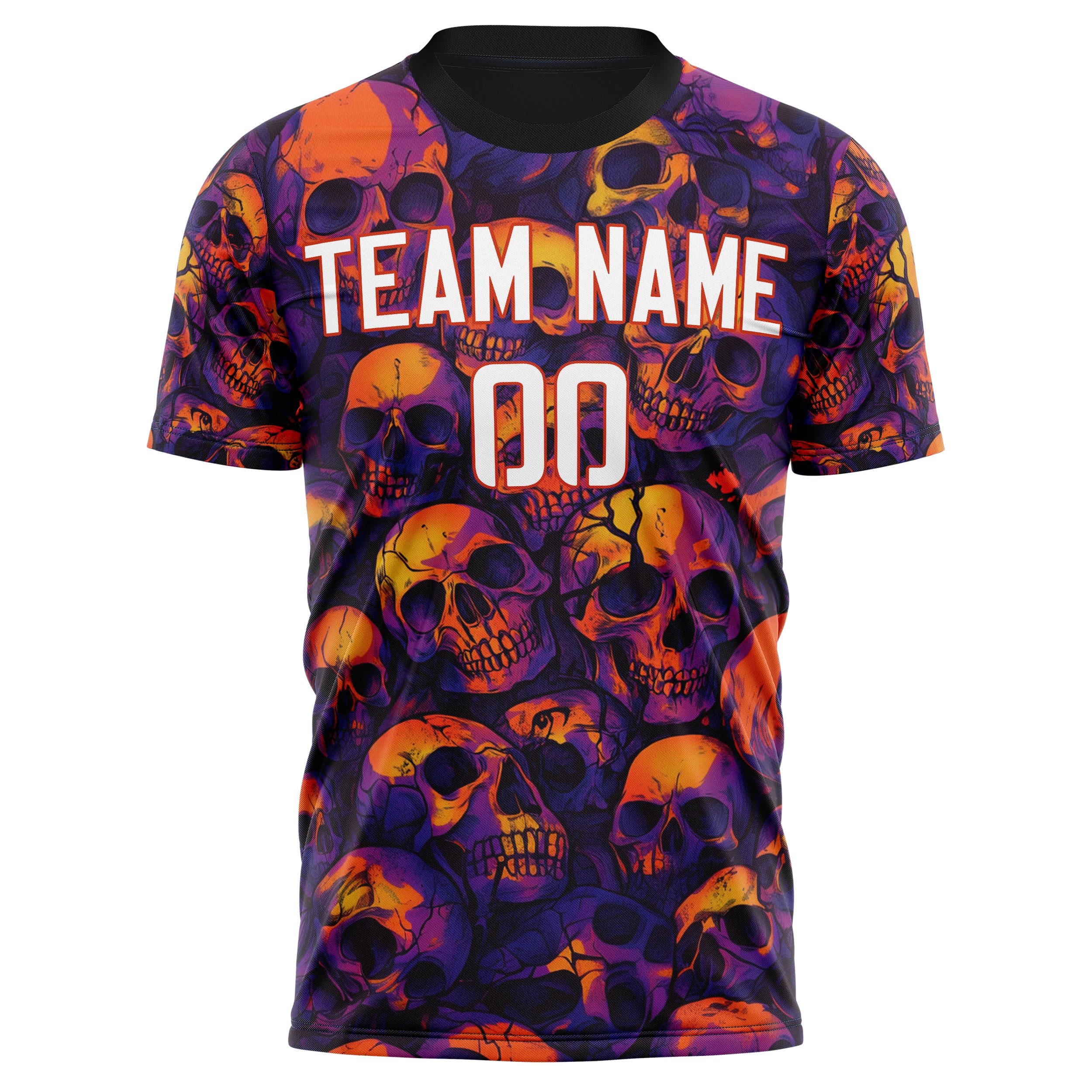 Custom Professional Red Skull Soccer Jersey