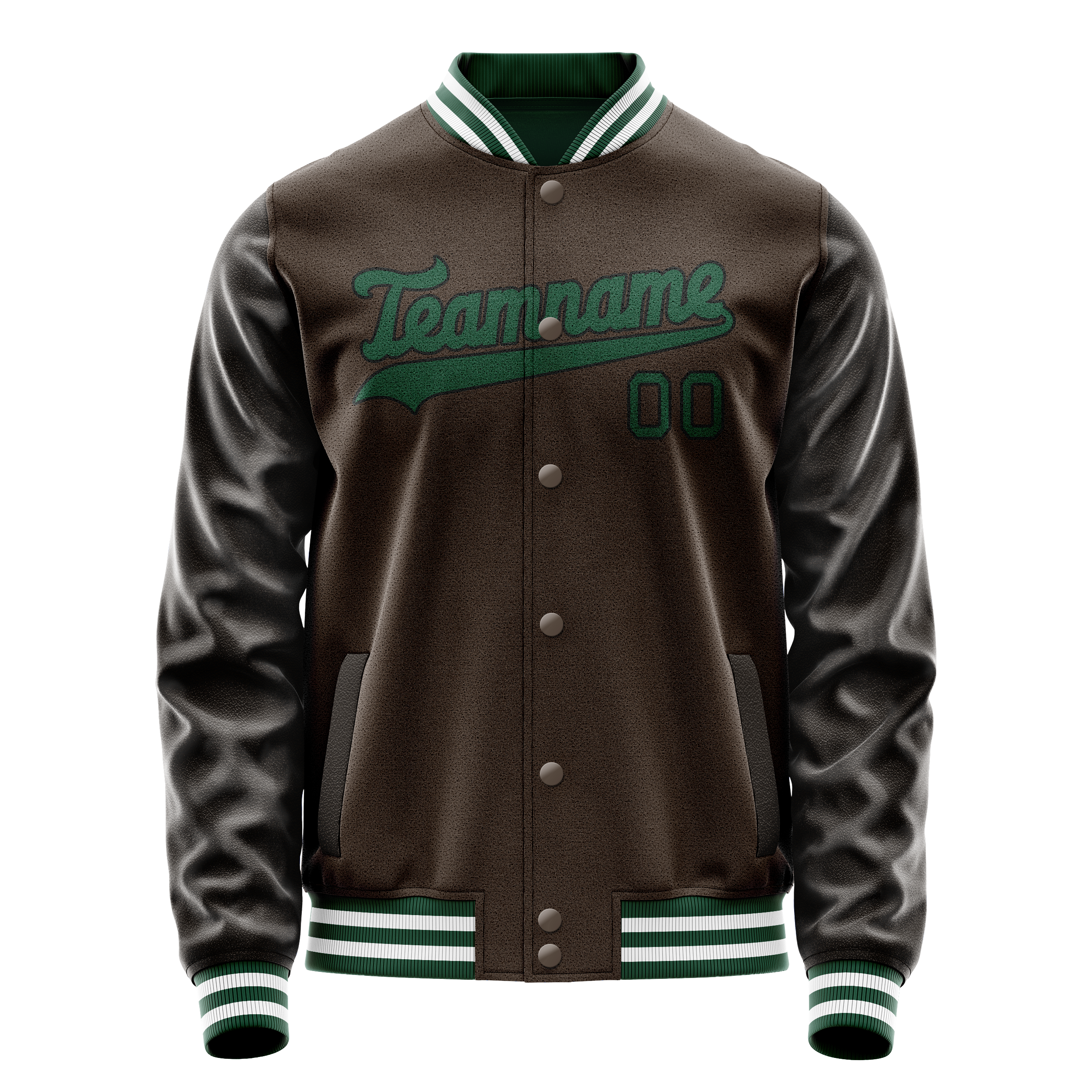 Tailored Brown Teal Jacket