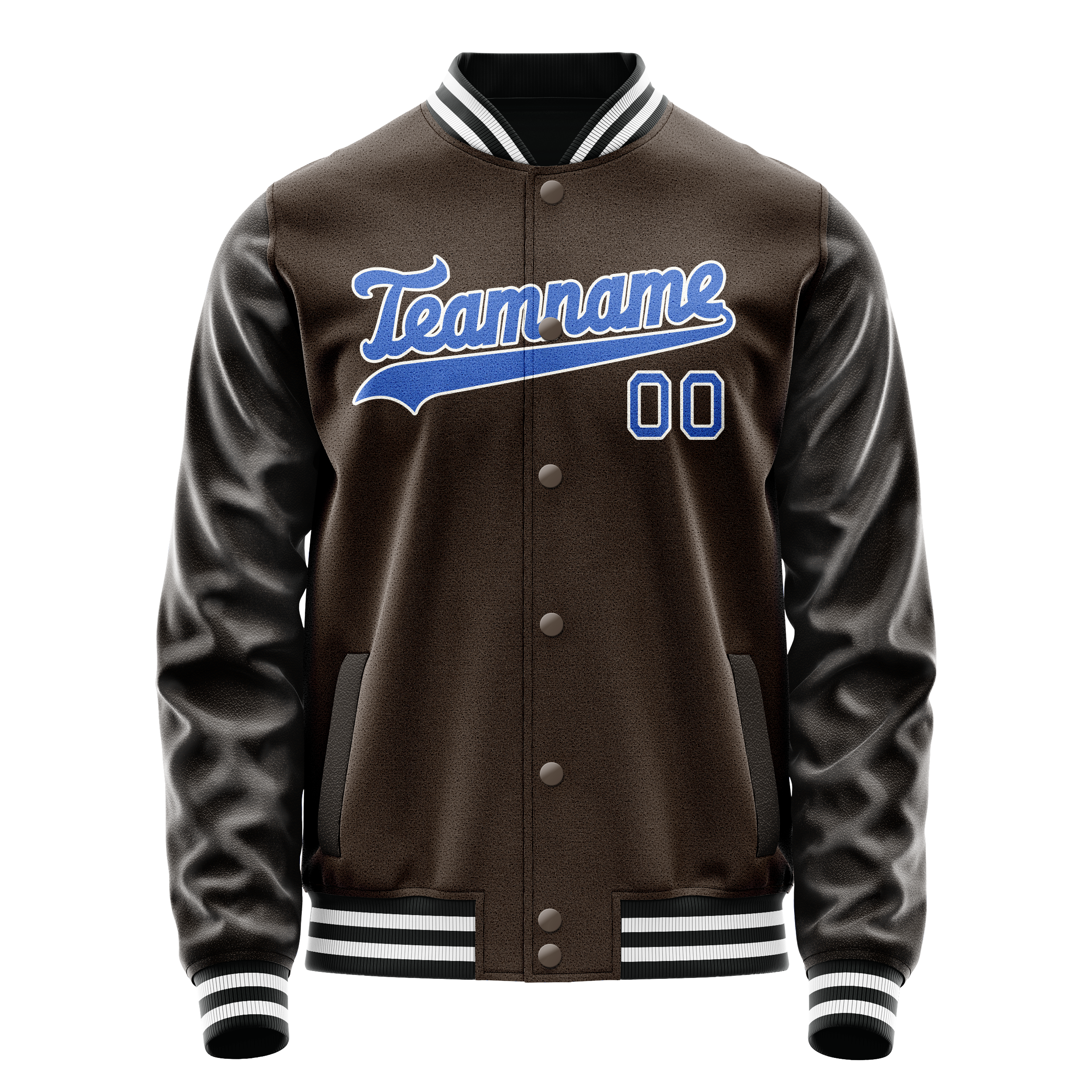 Tailored Brown Light Blue Jacket