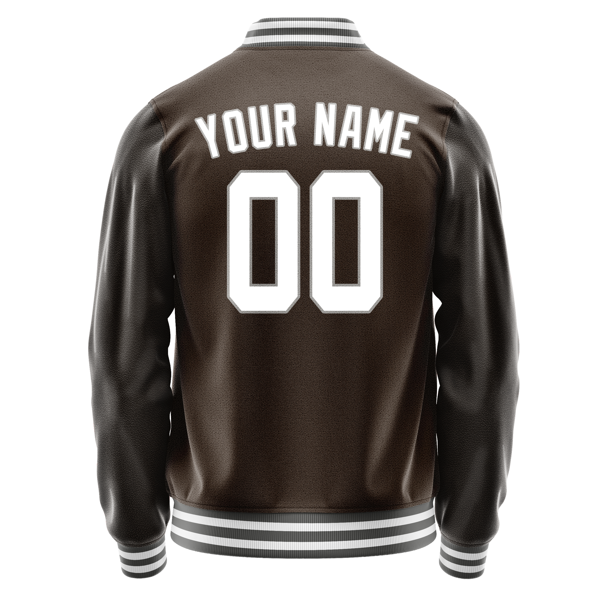 Tailored Brown White Jacket