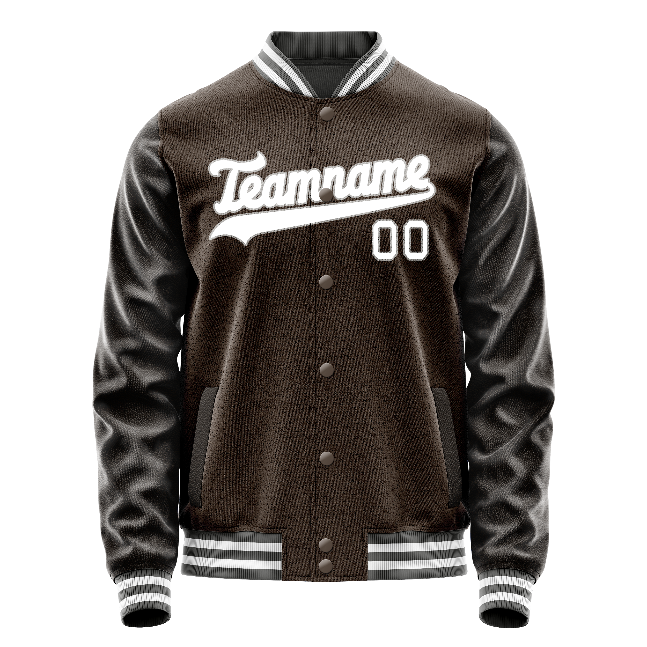 Tailored Brown White Jacket