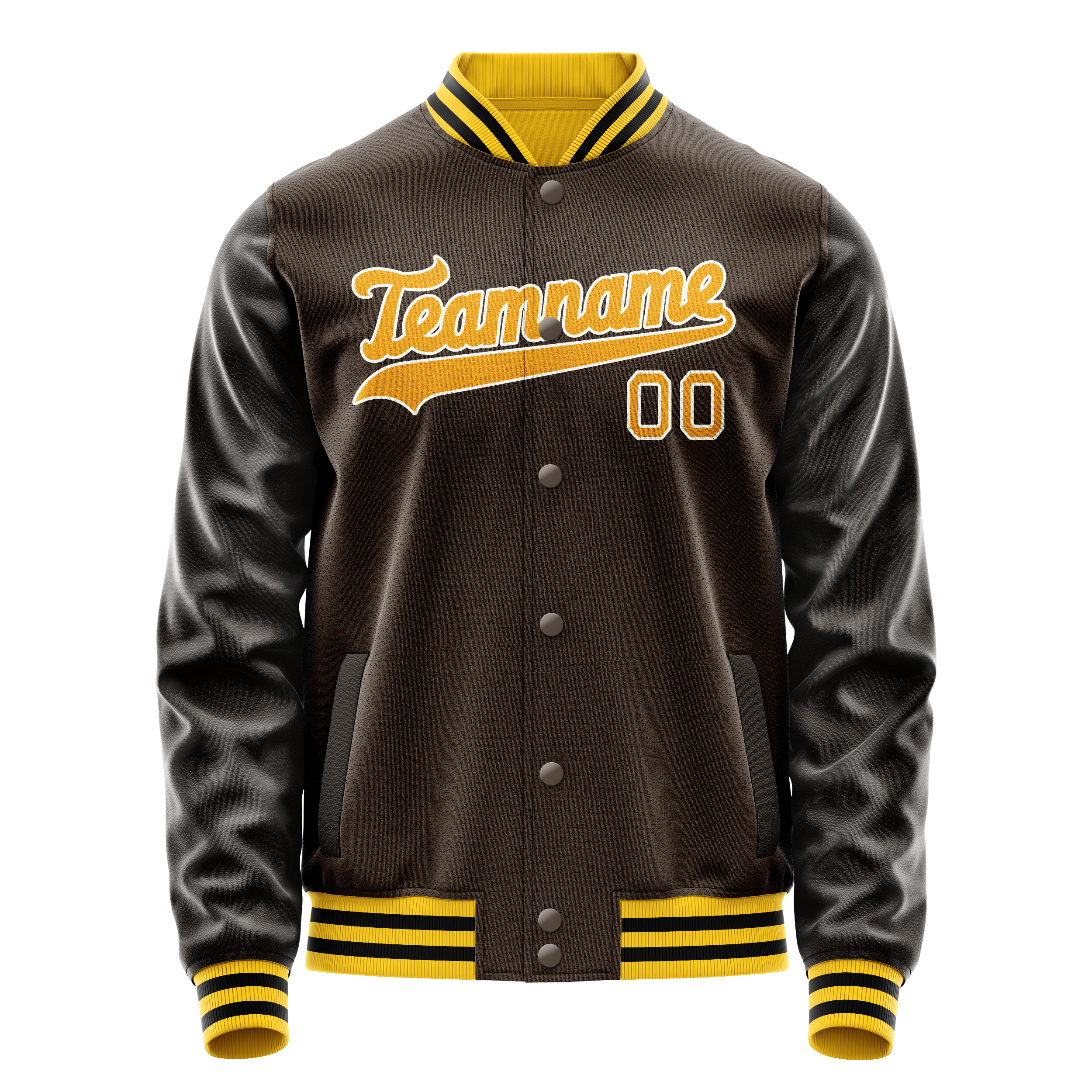 Tailored Brown Gold Jacket