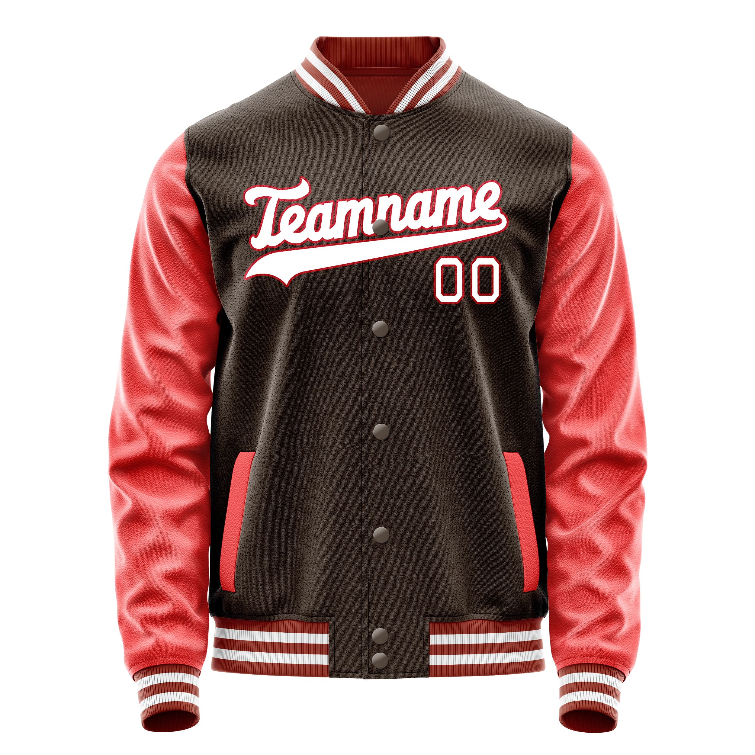 Tailored Brown Texas Orange Jacket